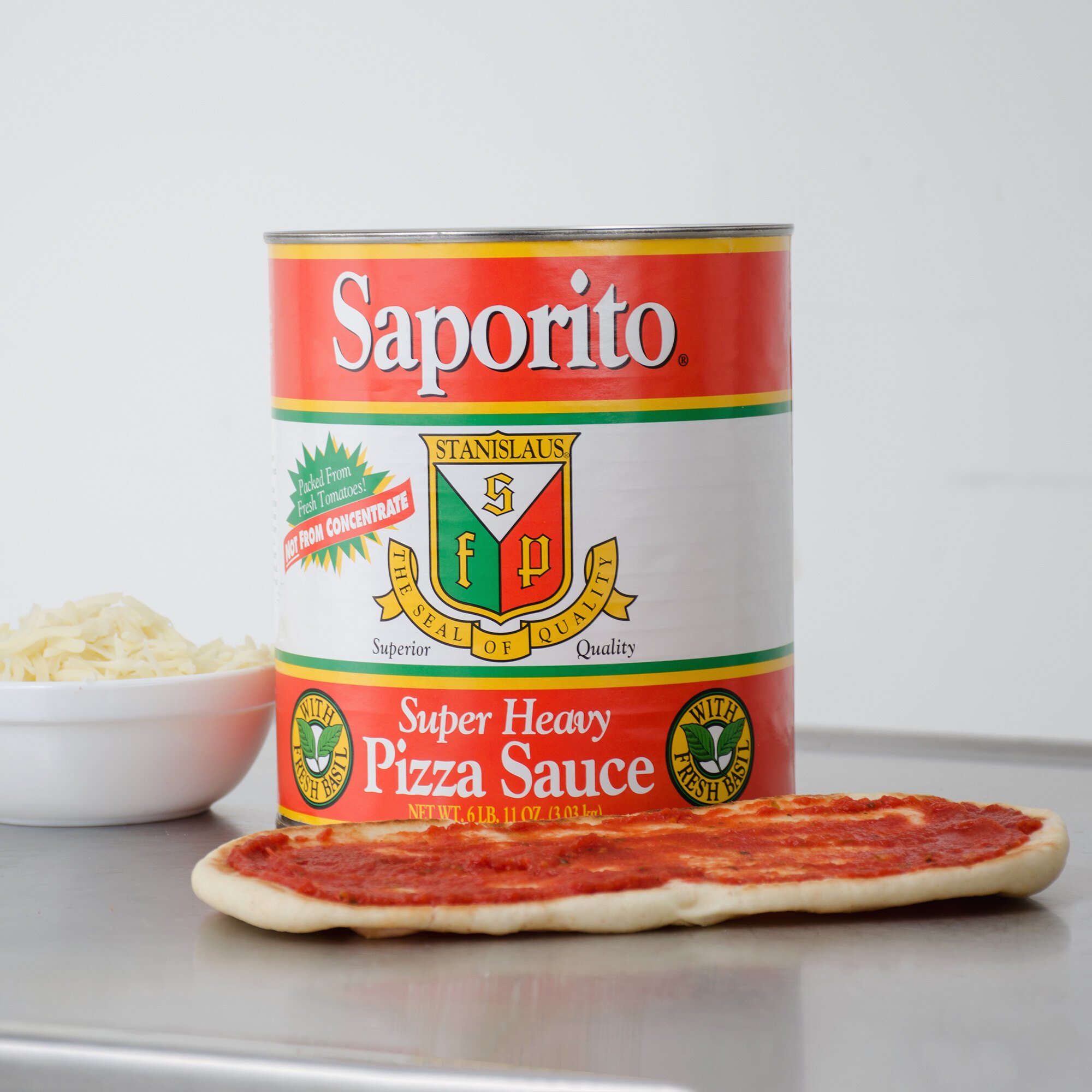 Bulk Saporito Super Heavy Pizza Sauce 6/Case of 10 Cans