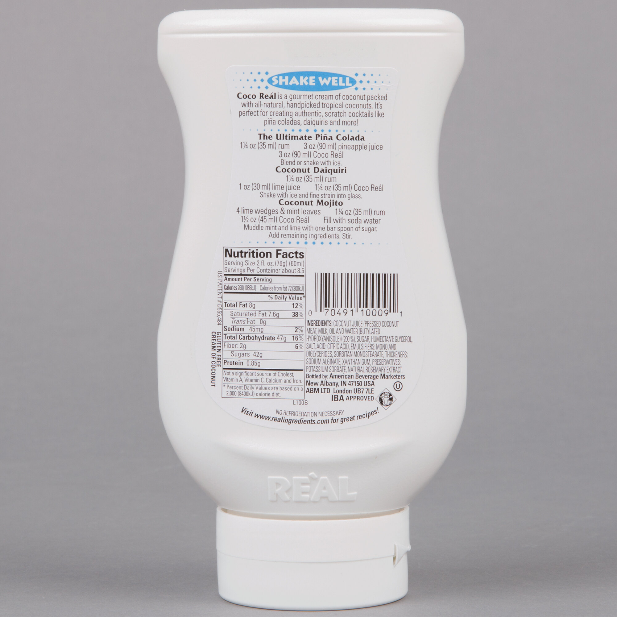 Cream of Coconut Coco Real 16.9 fl. oz. Cream of Coconut