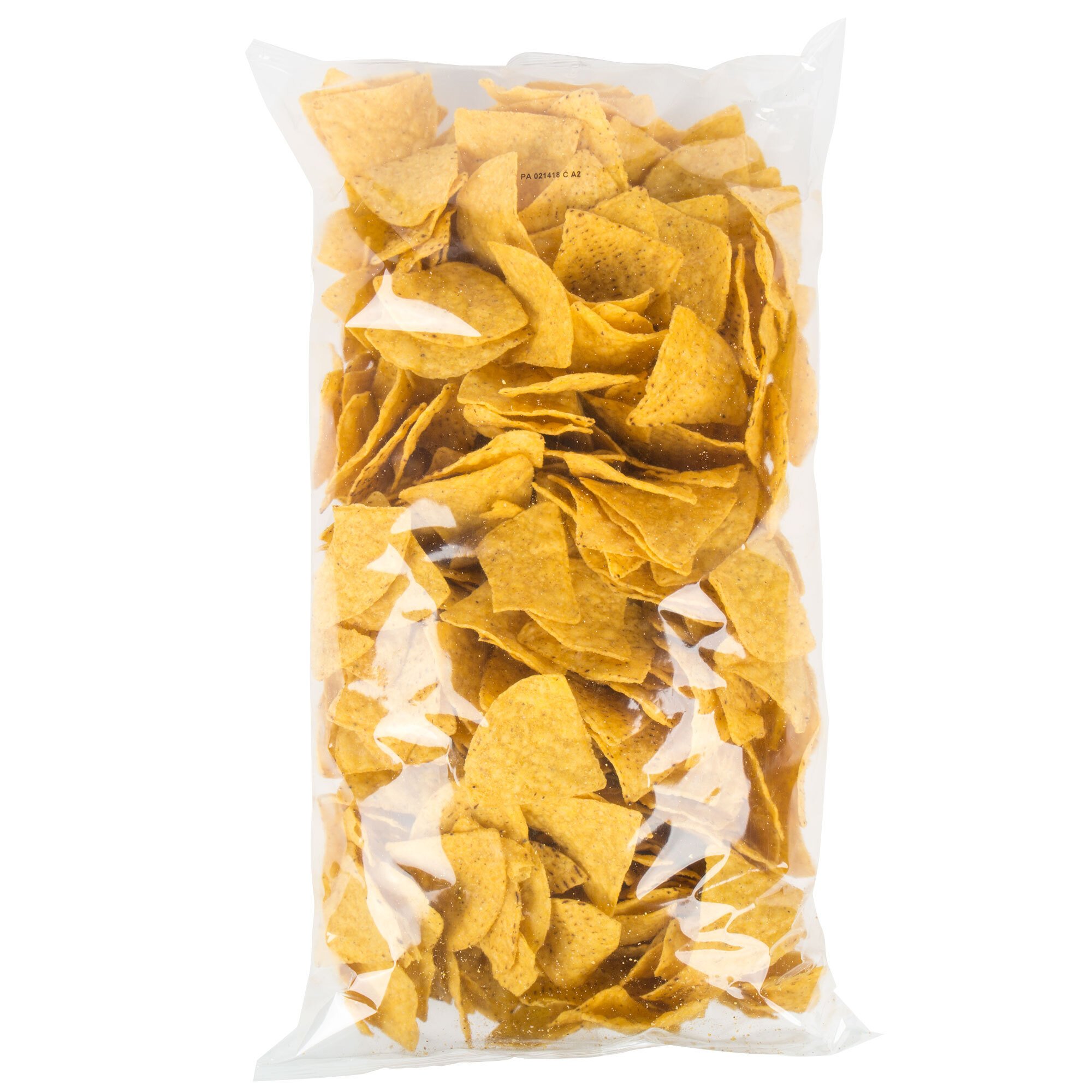 Mission 2 lb. Yellow Triangle Corn Tortilla Chips 6/Case
