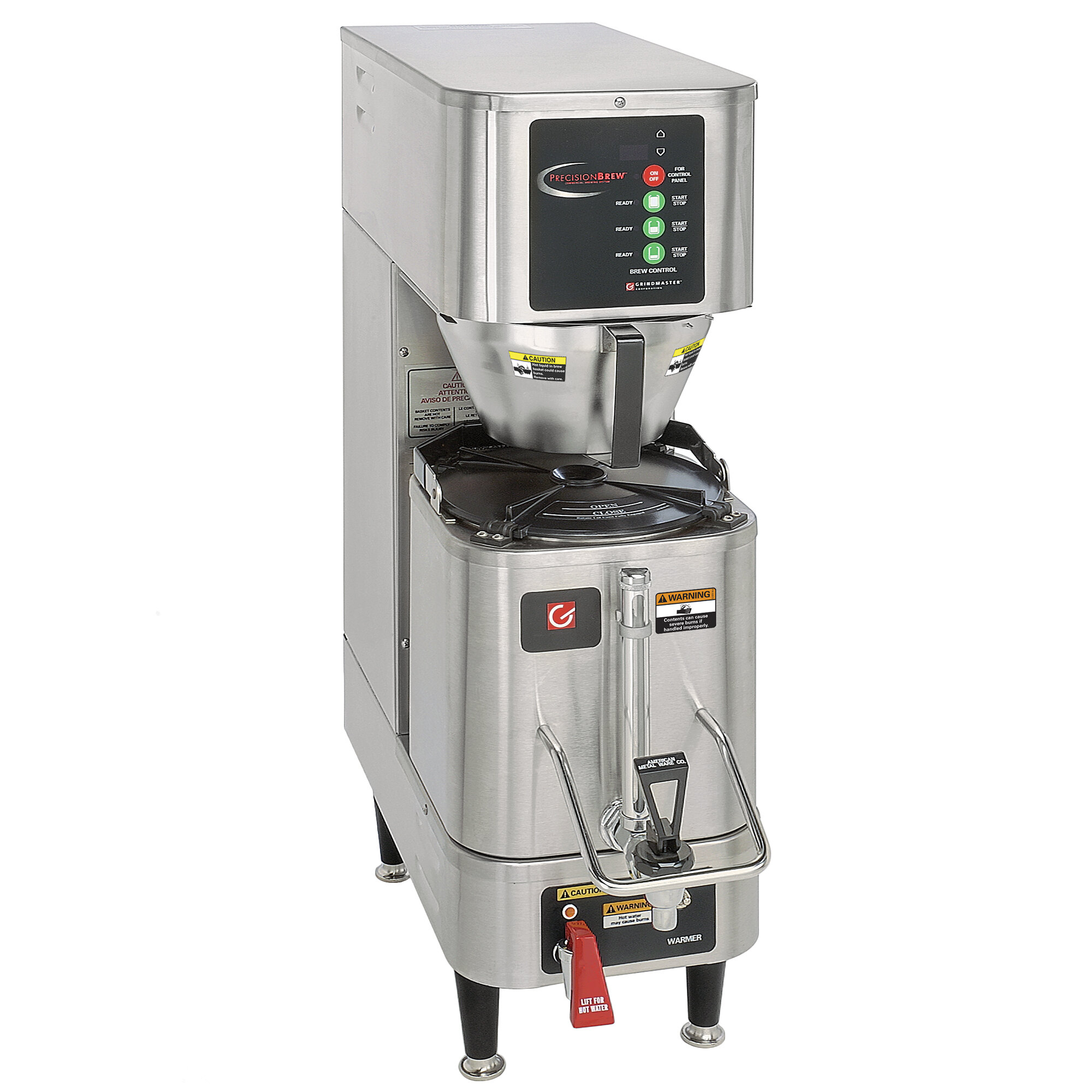 GrindmasterCecilware APB330V2E230 PrecisionBrew 1.5 Gallon Single Shuttle Coffee Brewer 230V