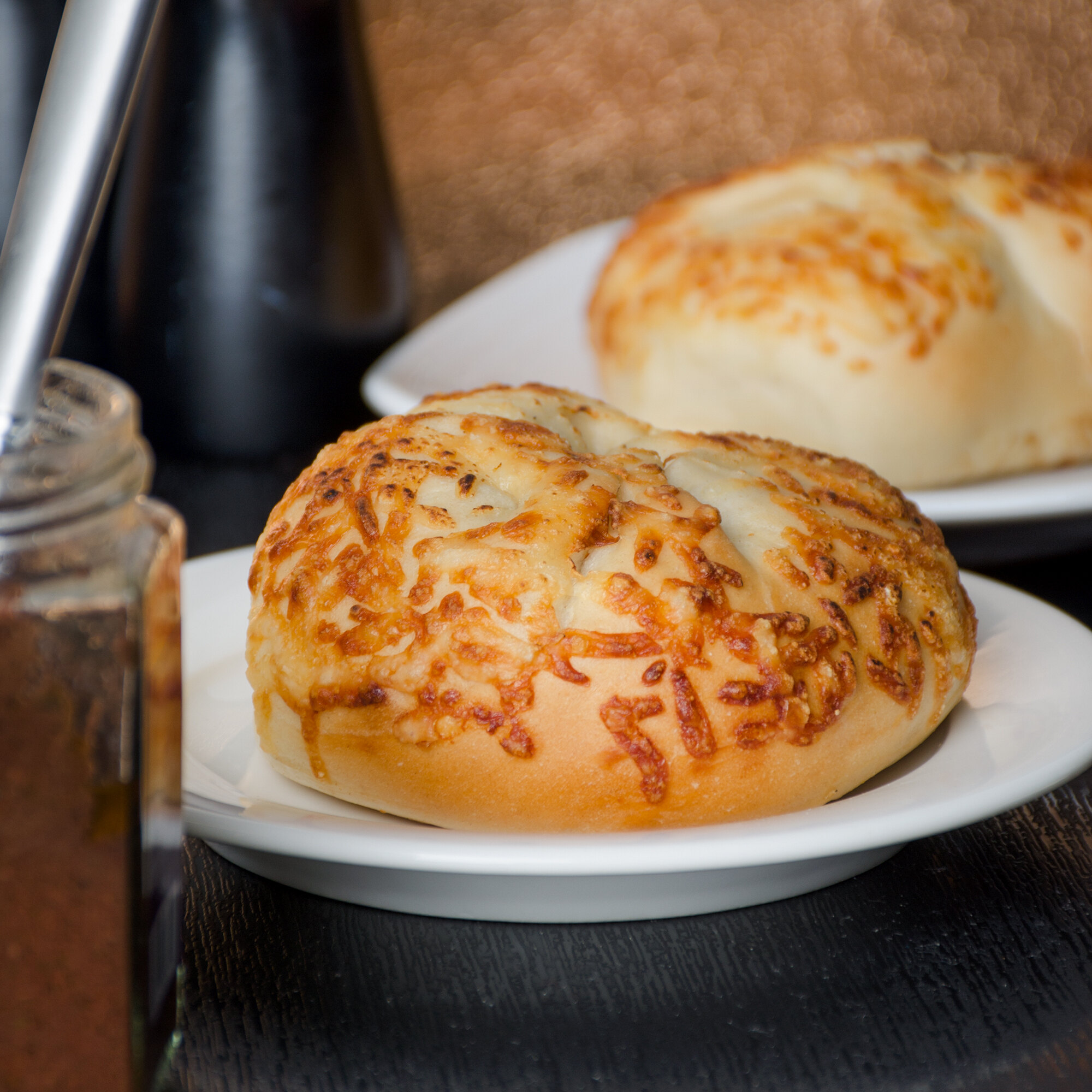 Original Bagel 4.5 oz. New York Style Asiago Cheese Bagel 75/Case