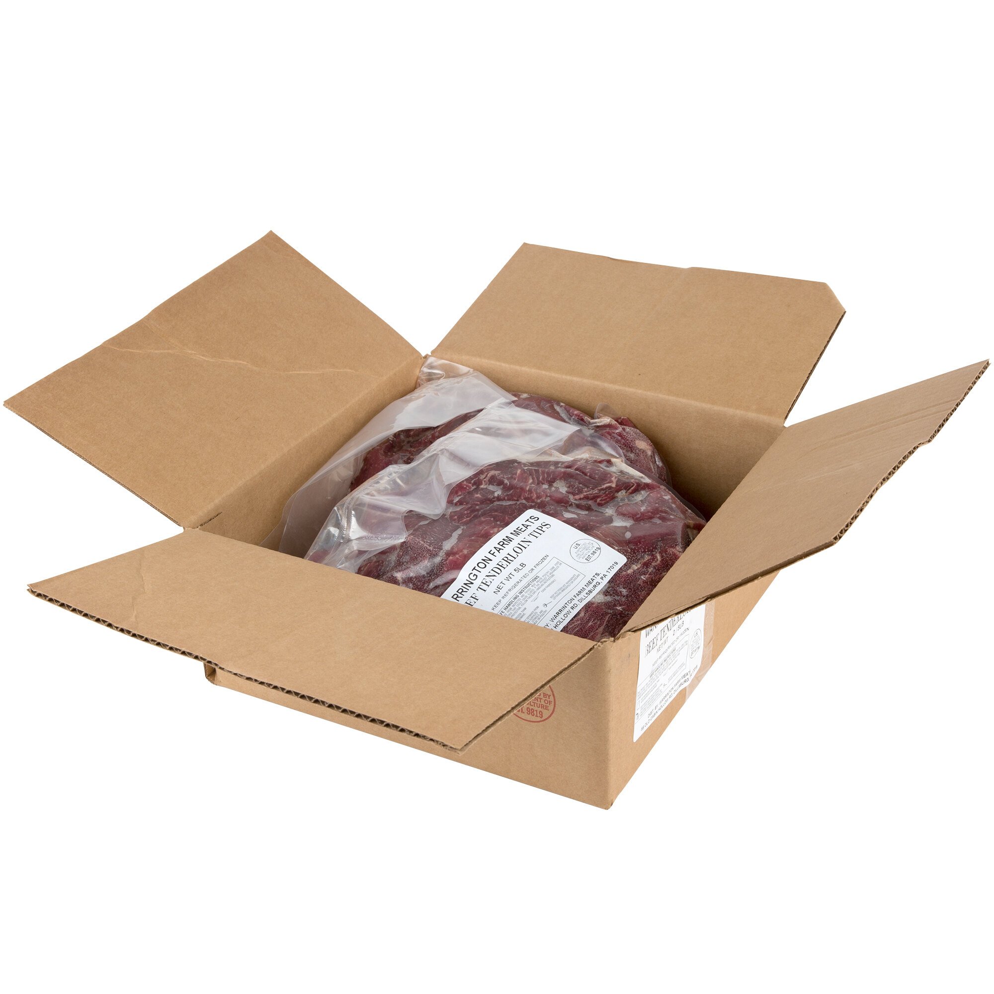 Beef Tenderloin Tips in Bulk (2) 5 lb. Bags