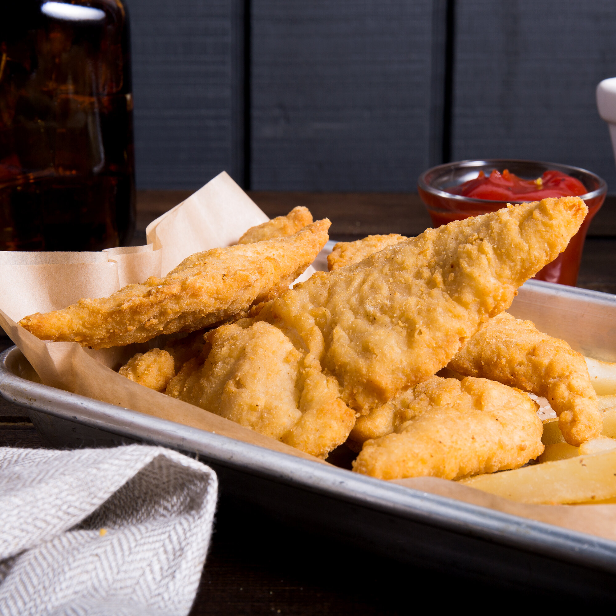 Garimark Foods ReadytoCook Golden Breaded Chicken Tenderloin Fritters