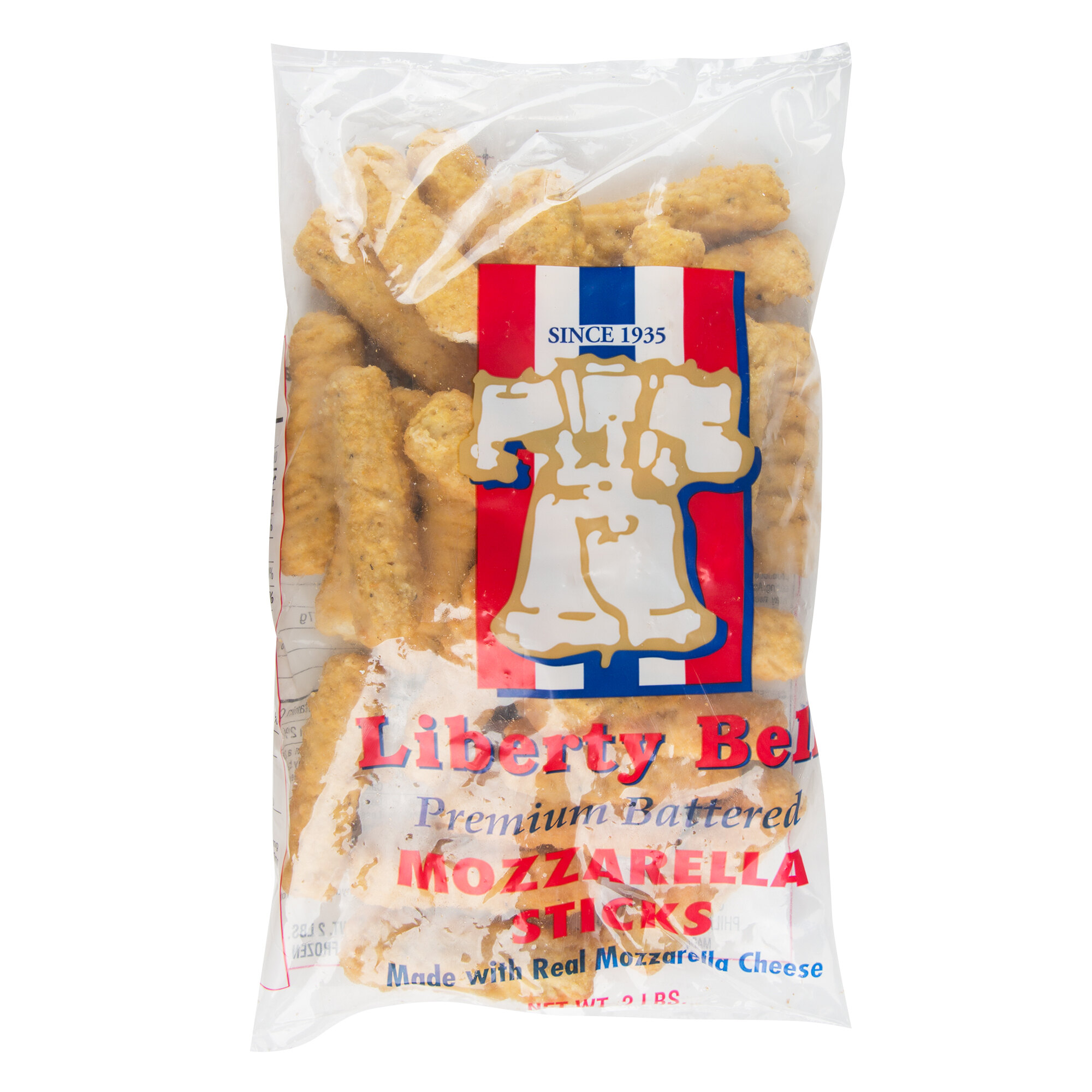 Premium Battered Mozzarella Sticks 2 lb. Bag 6/Case