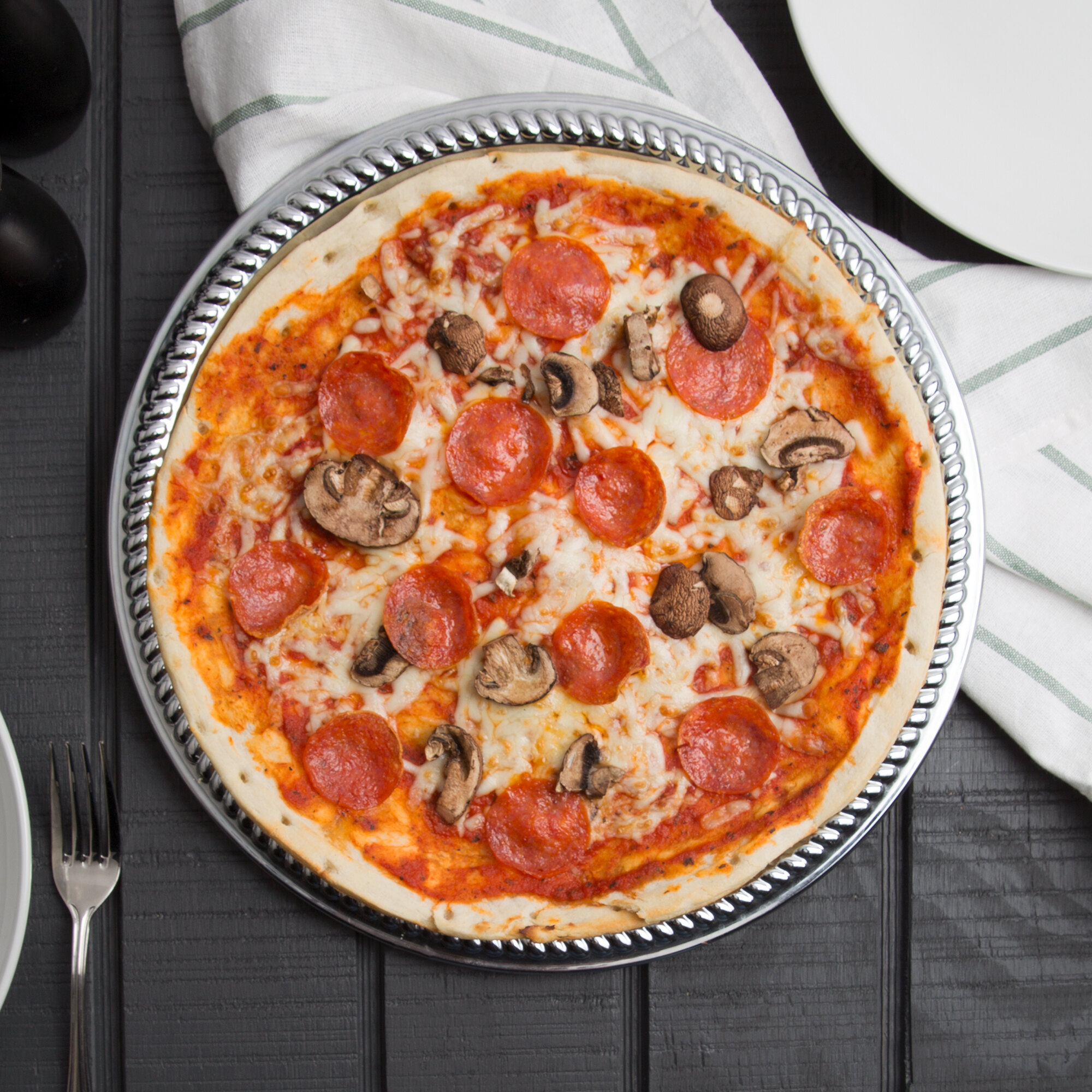 Philly Crust Company 12" Preformed Docked Pizza Crust 24/Case