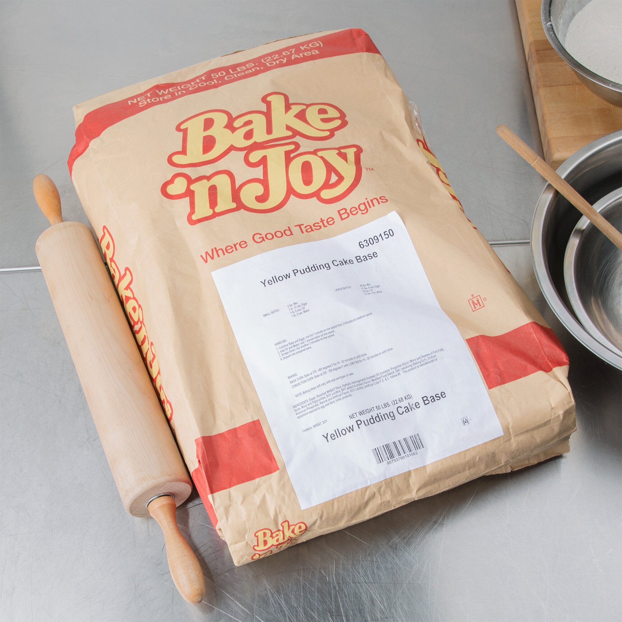 Bake'n Joy Foods Yellow Pudding Cake Mix 50 lb.