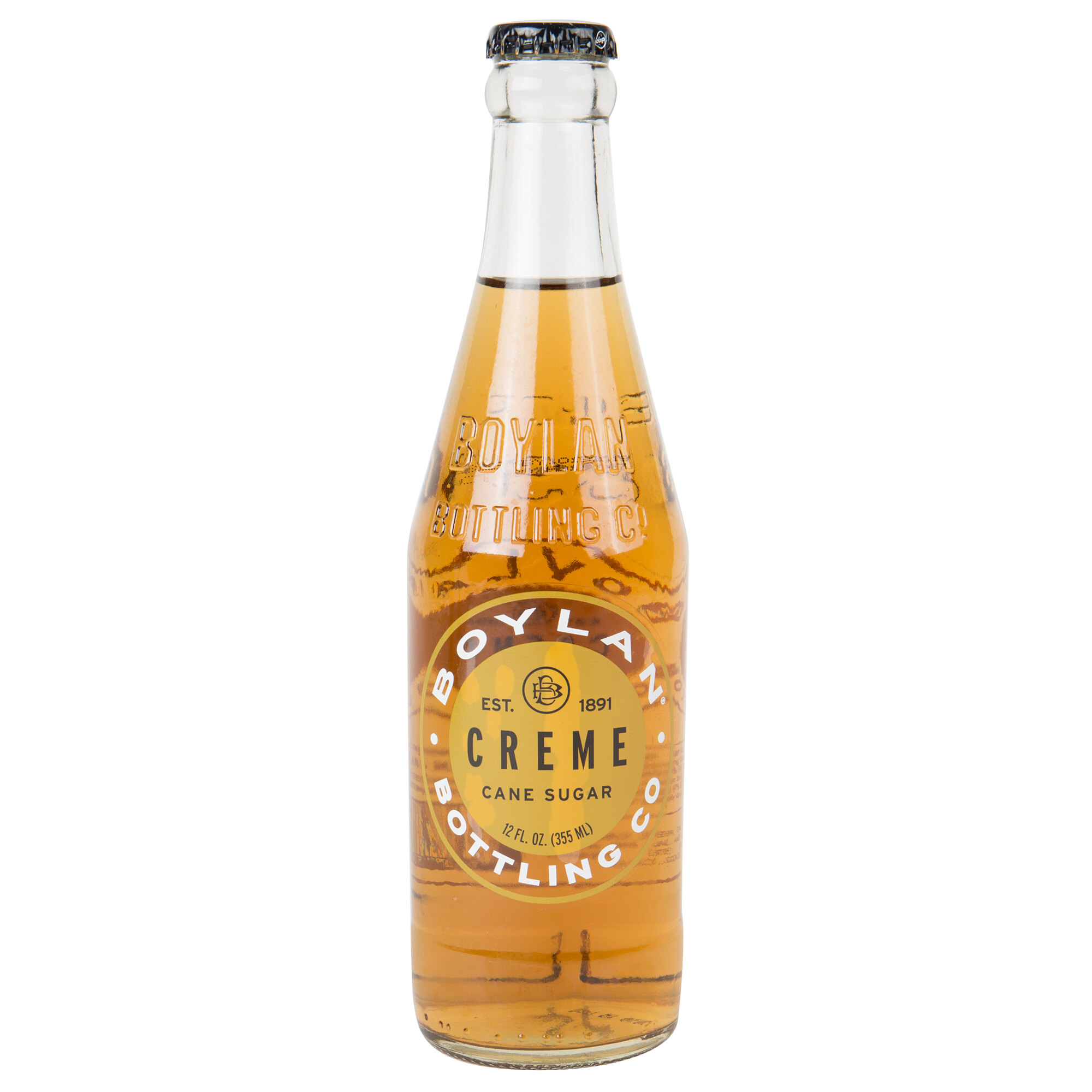 Boylan Bottling Co. 12 fl. oz. Creme Soda 4Pack 6/Case