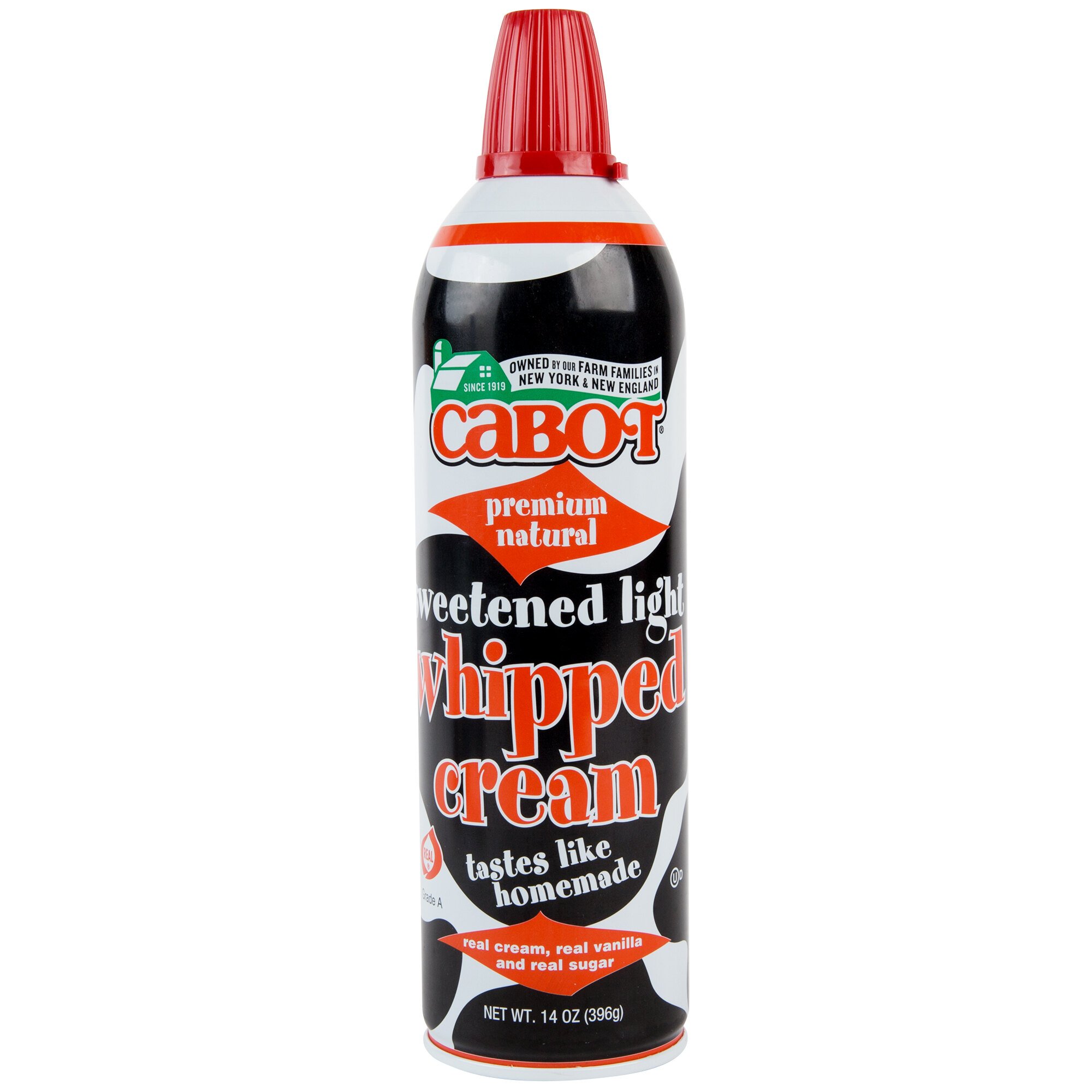 Cabot Bulk Whipped Cream 14 oz. Aerosol Cans, 12/Case
