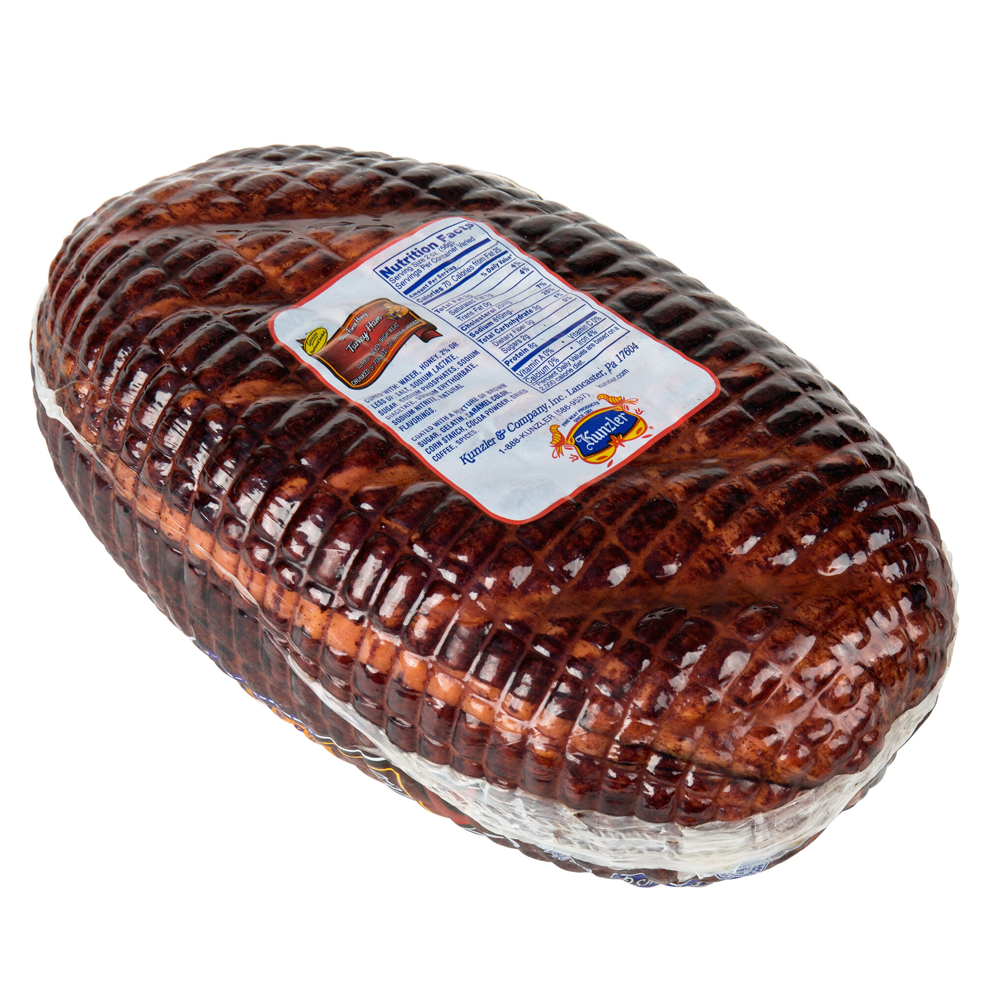 Kunzler 7.5 lb. Black Forest Honey Turkey Ham