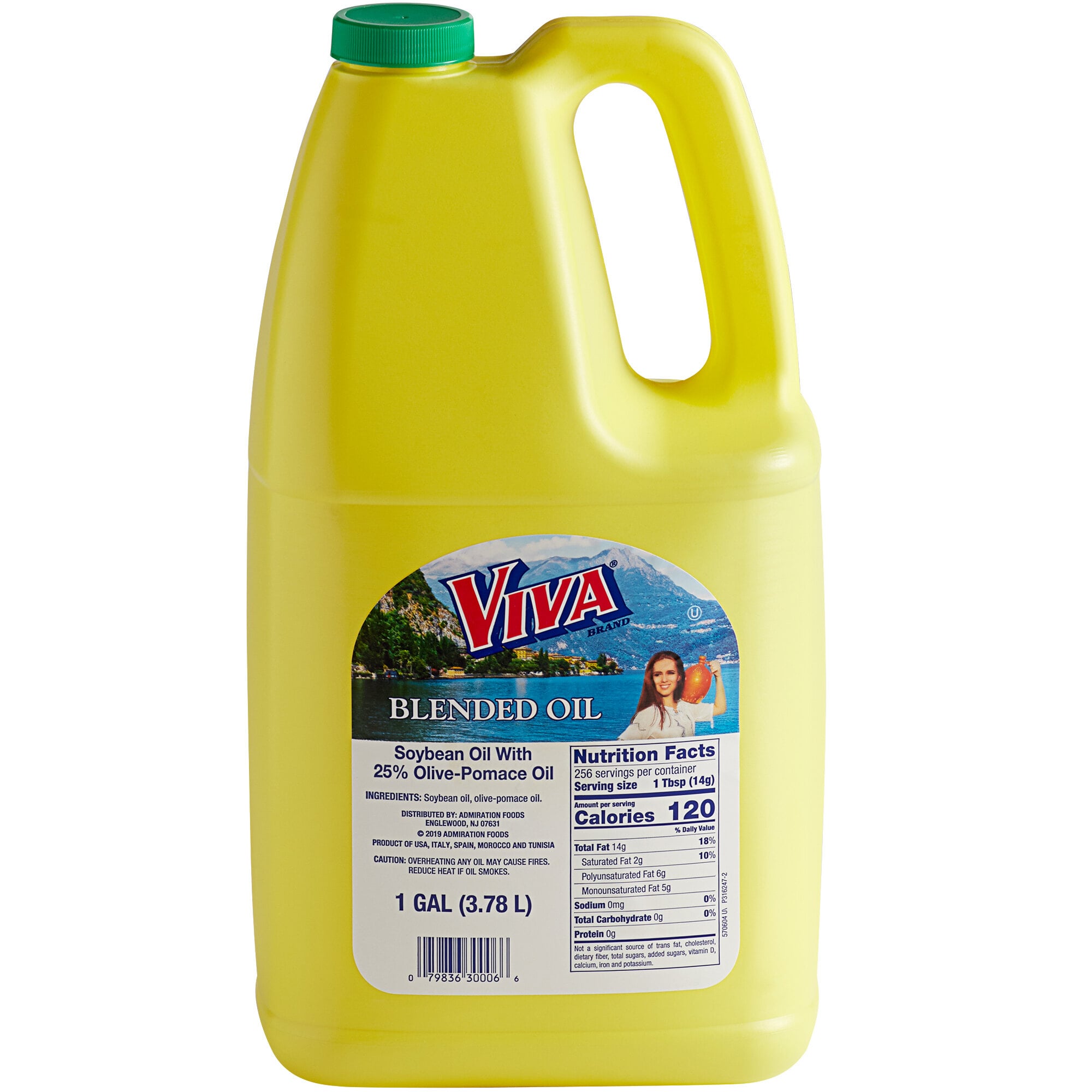 Viva 1 Gallon 75 Soybean Oil and 25 Olive Oil Blend 6/Case