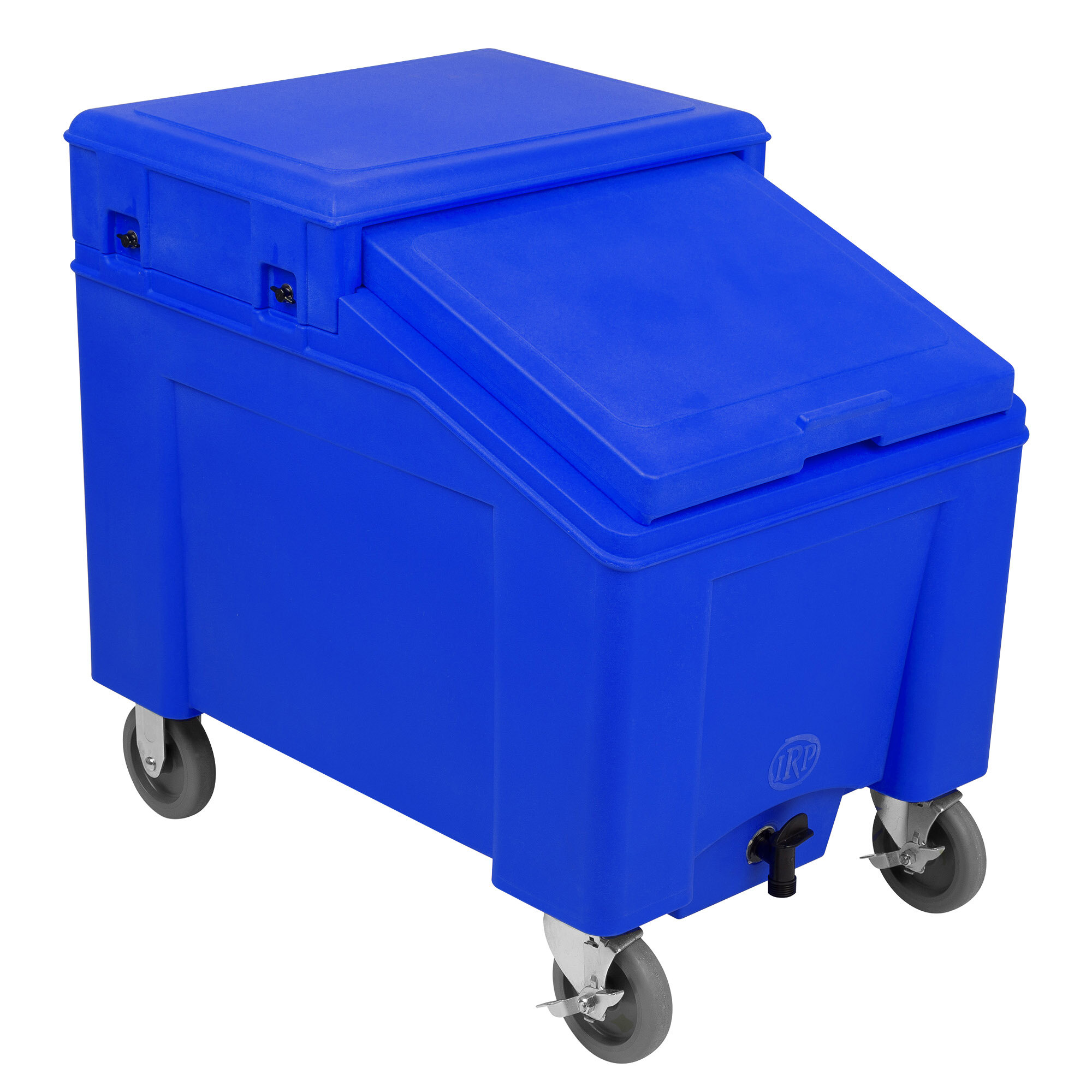 IRP 3110004 Blue Ice Caddy 100 lb. Mobile Ice Bin