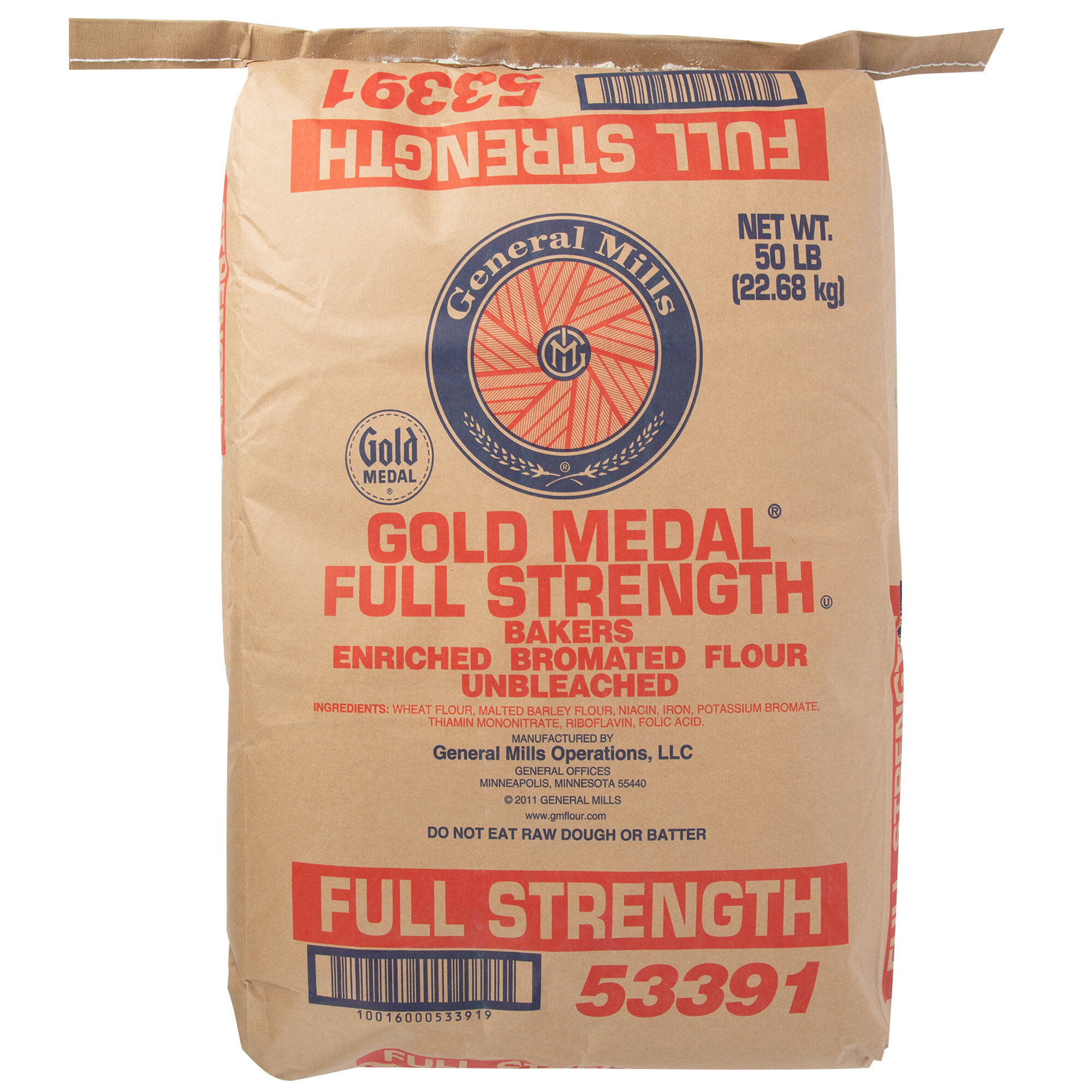 General Mills Gold Medal 50 Lb. Unbleached Full Strength Flour