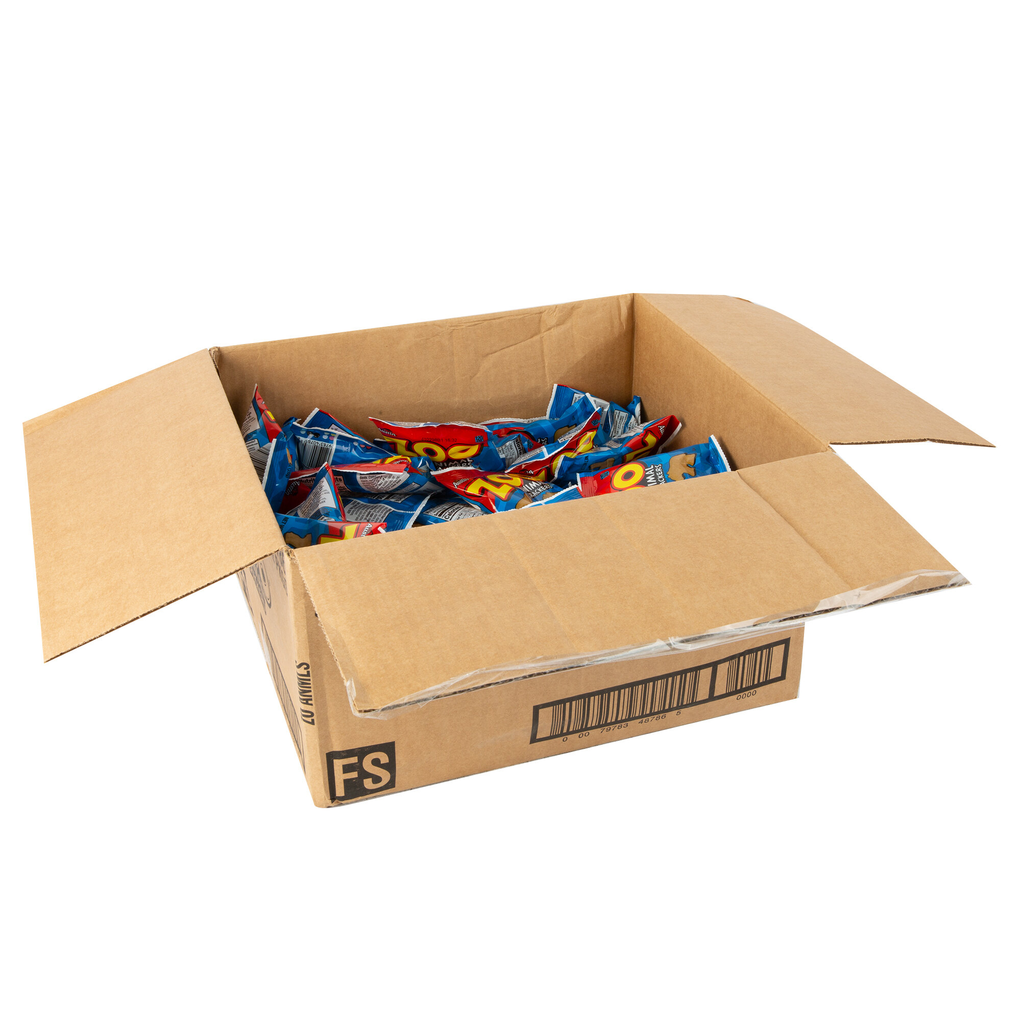 Austin Zoo Animal Crackers 100/Case of 1 oz. Individual Bags