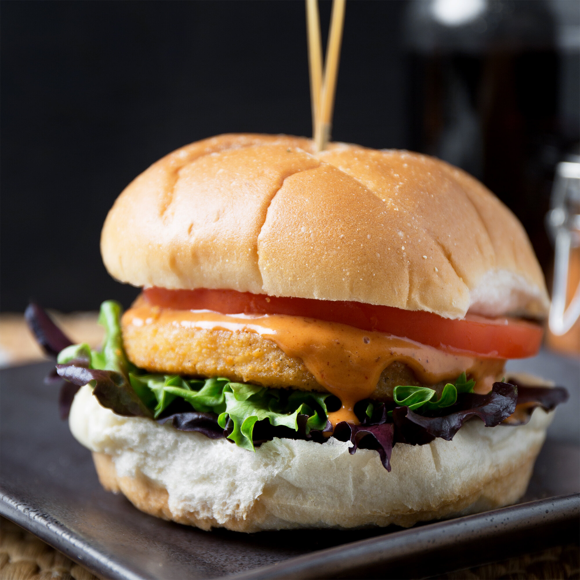 John Soules Foods 3 oz. Fully Cooked Chicken Patties 53/Case