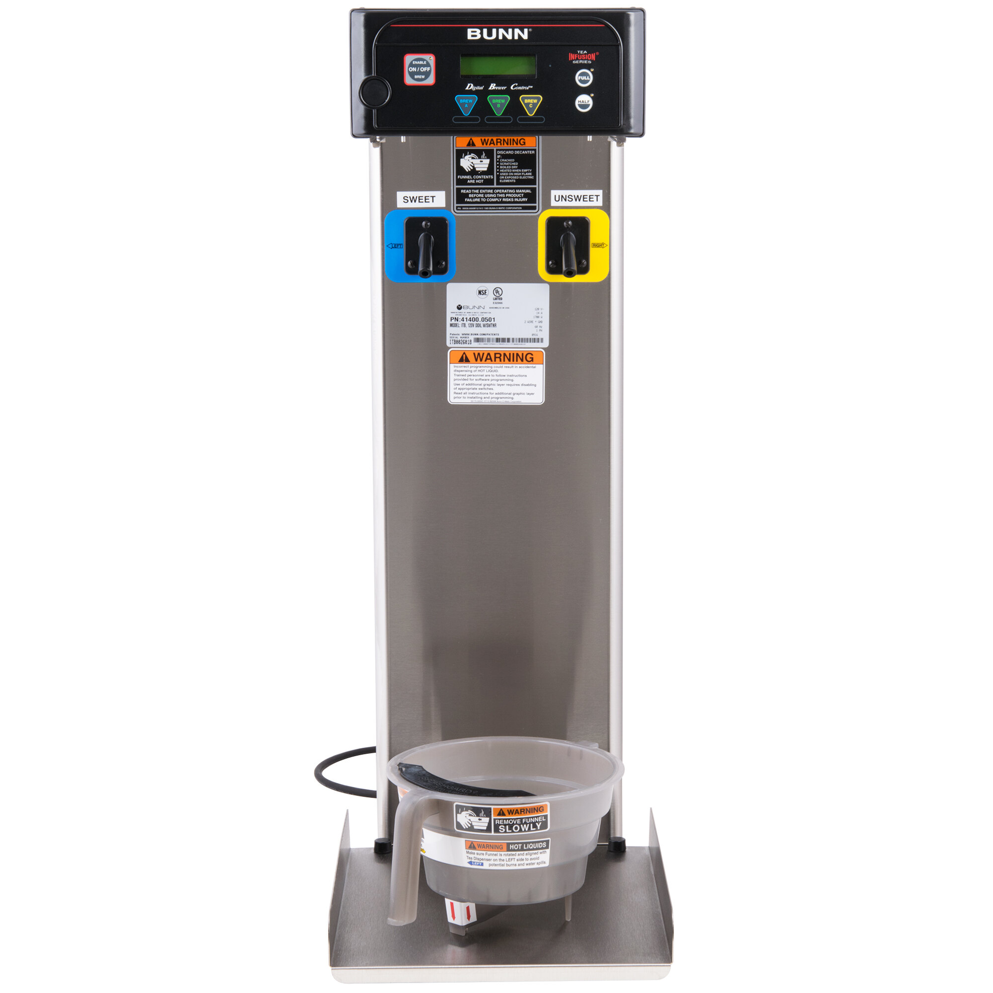 Bunn 41400.0003 ITB Dual Dilution 3 Gallon Iced Tea Brewer with