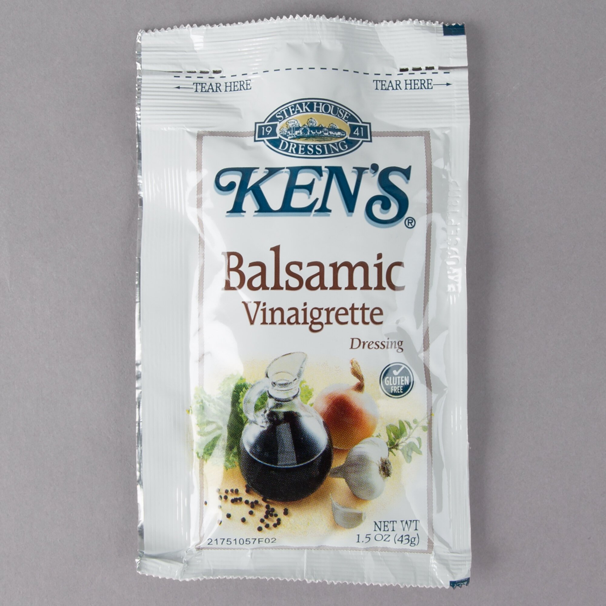 Ken&amp;#39;s Foods 1.5 oz. Balsamic Vinaigrette Packet - 60/Case
