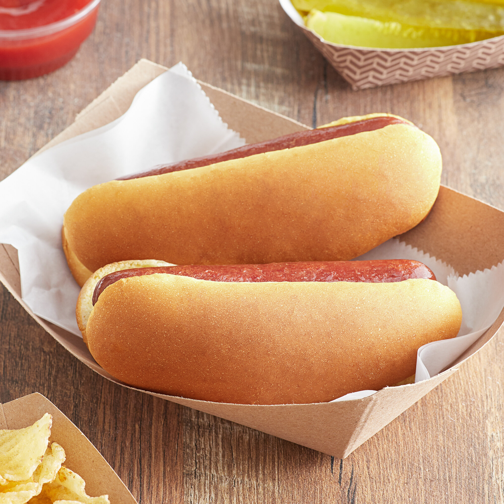 King's Hawaiian 8Pack Original Hawaiian Sweet Hot Dog Bun 12/Case