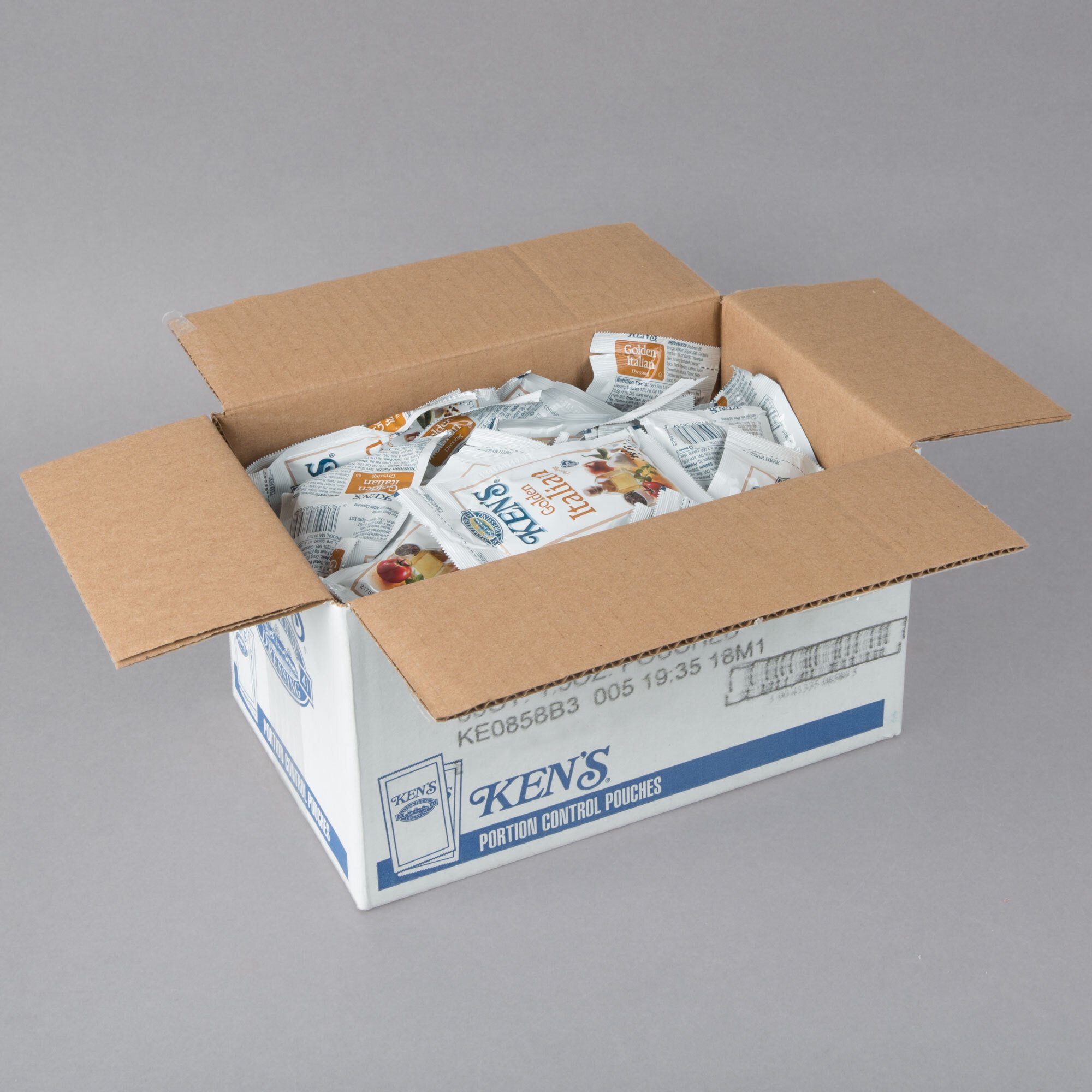 Ken's Foods 1.5 oz. Golden Italian Dressing Packet 60/Case