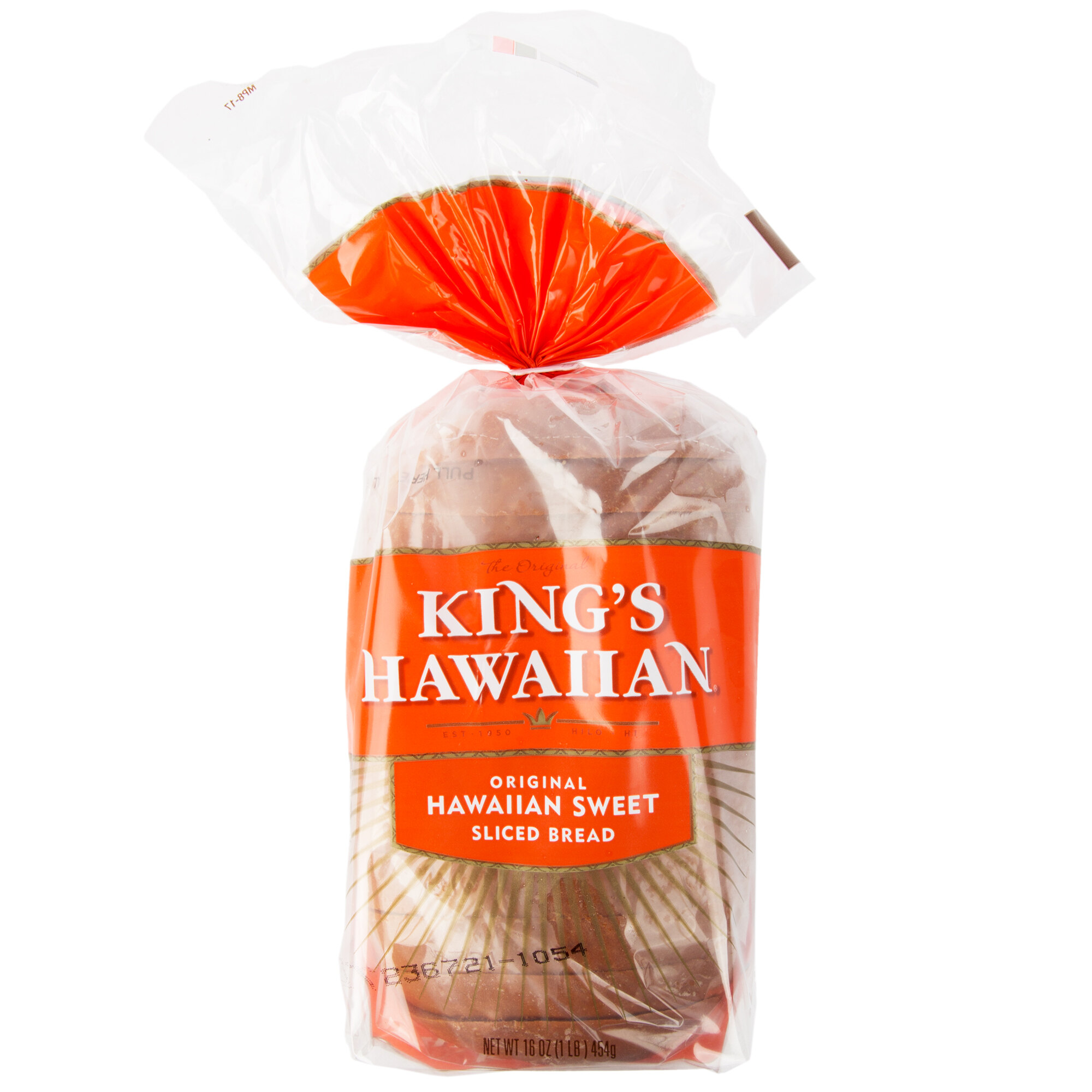 Kings Hawaiian 16 Oz Original Hawaiian Sweet Sliced Bread 12case