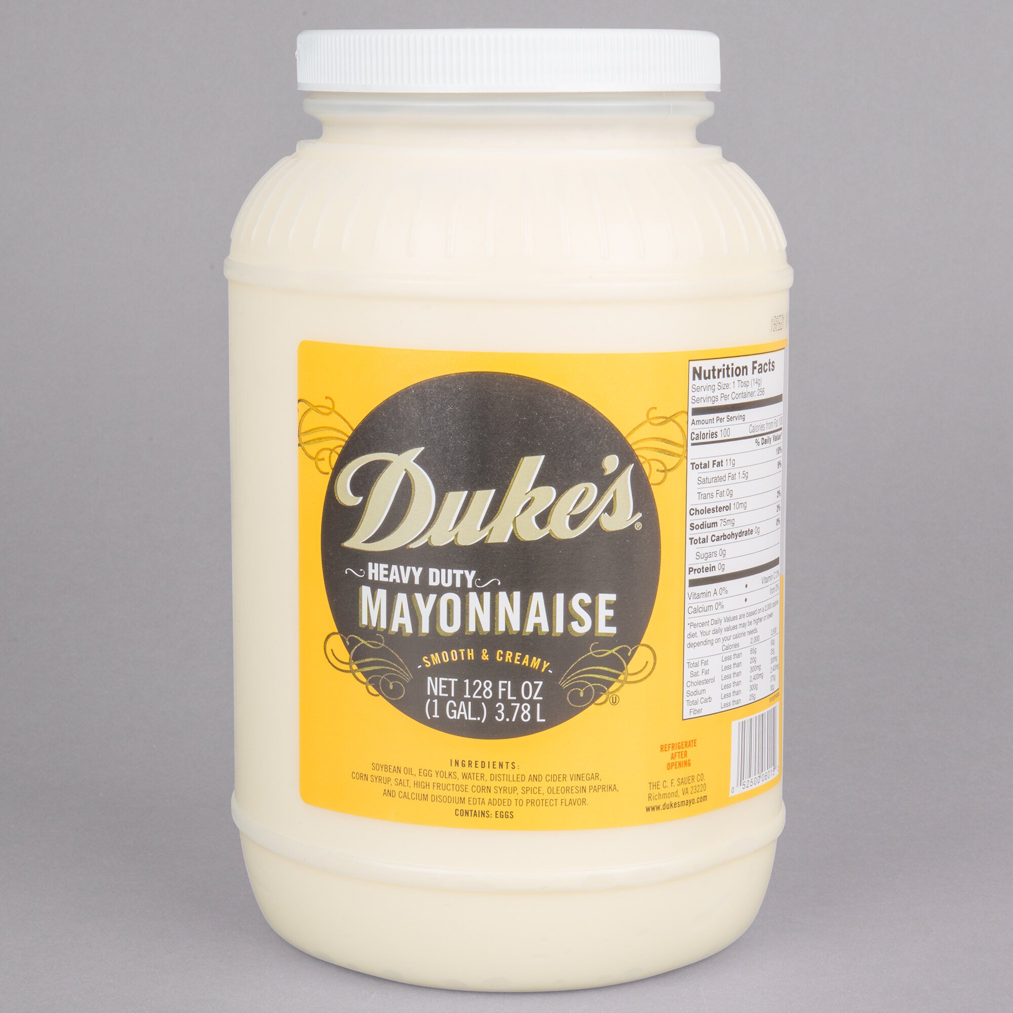 Duke's Mayonnaise In 1-Gallon Containers (4/Case)