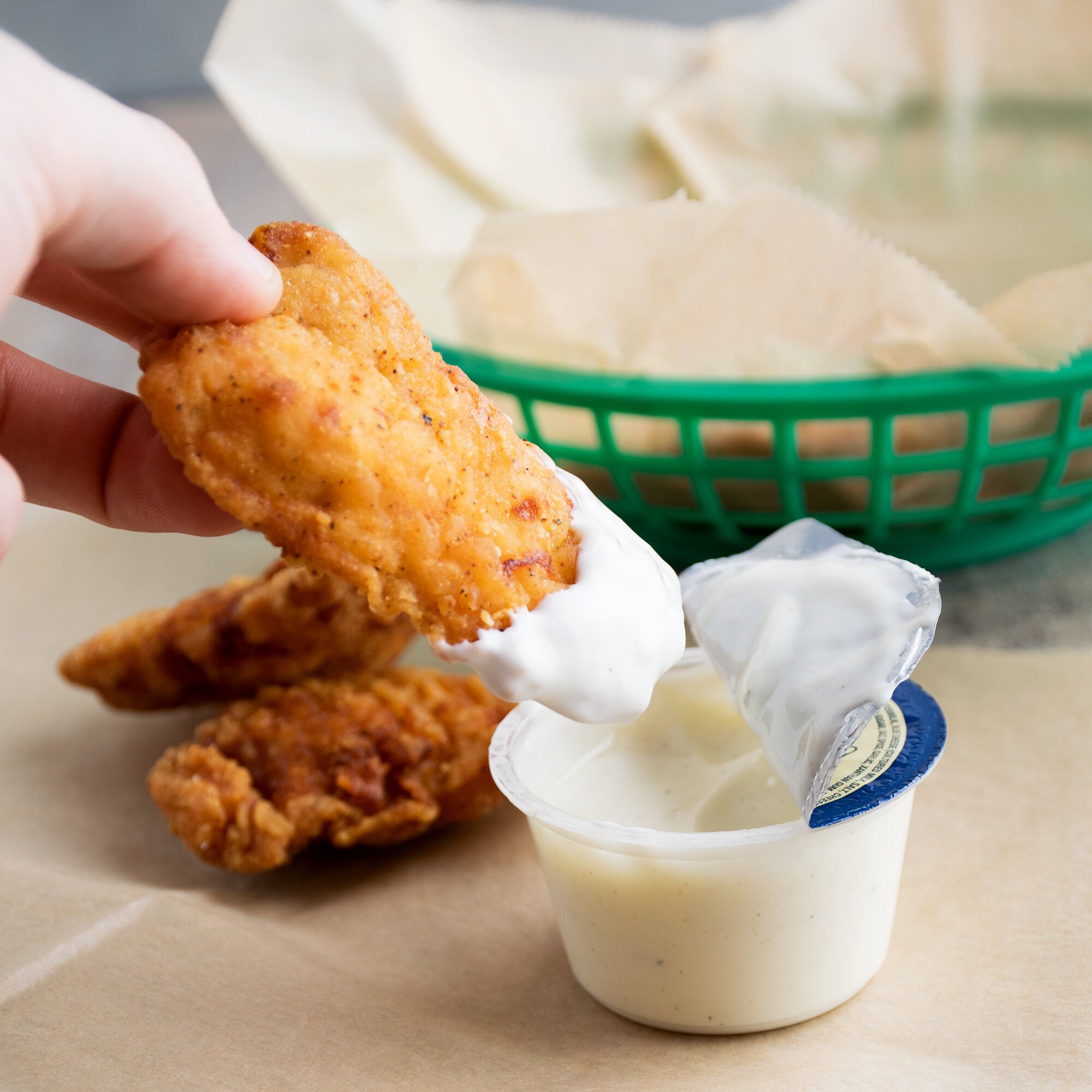 Ken's Foods 1.5 oz. Bleu Cheese Dressing Cup 100/Case