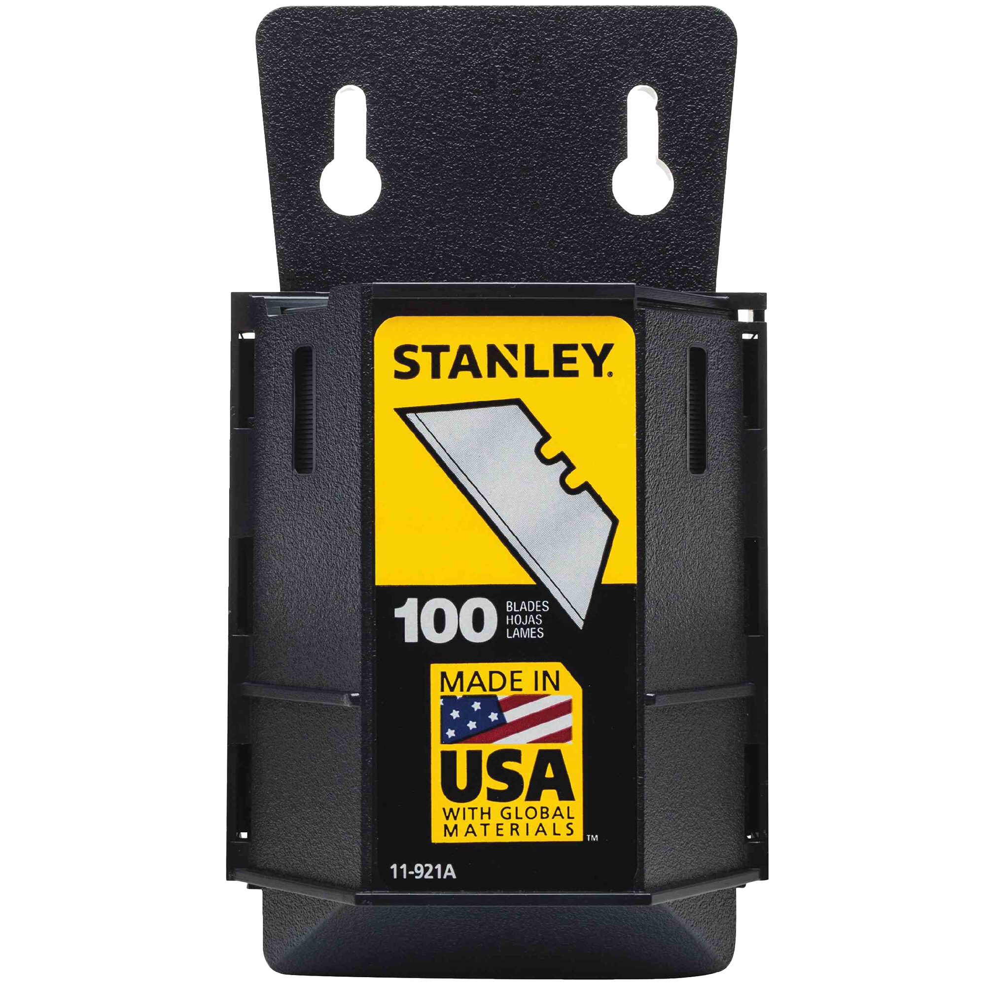 Stanley 11921A Wall Mount Utility Knife Blade Dispenser 100/Pack