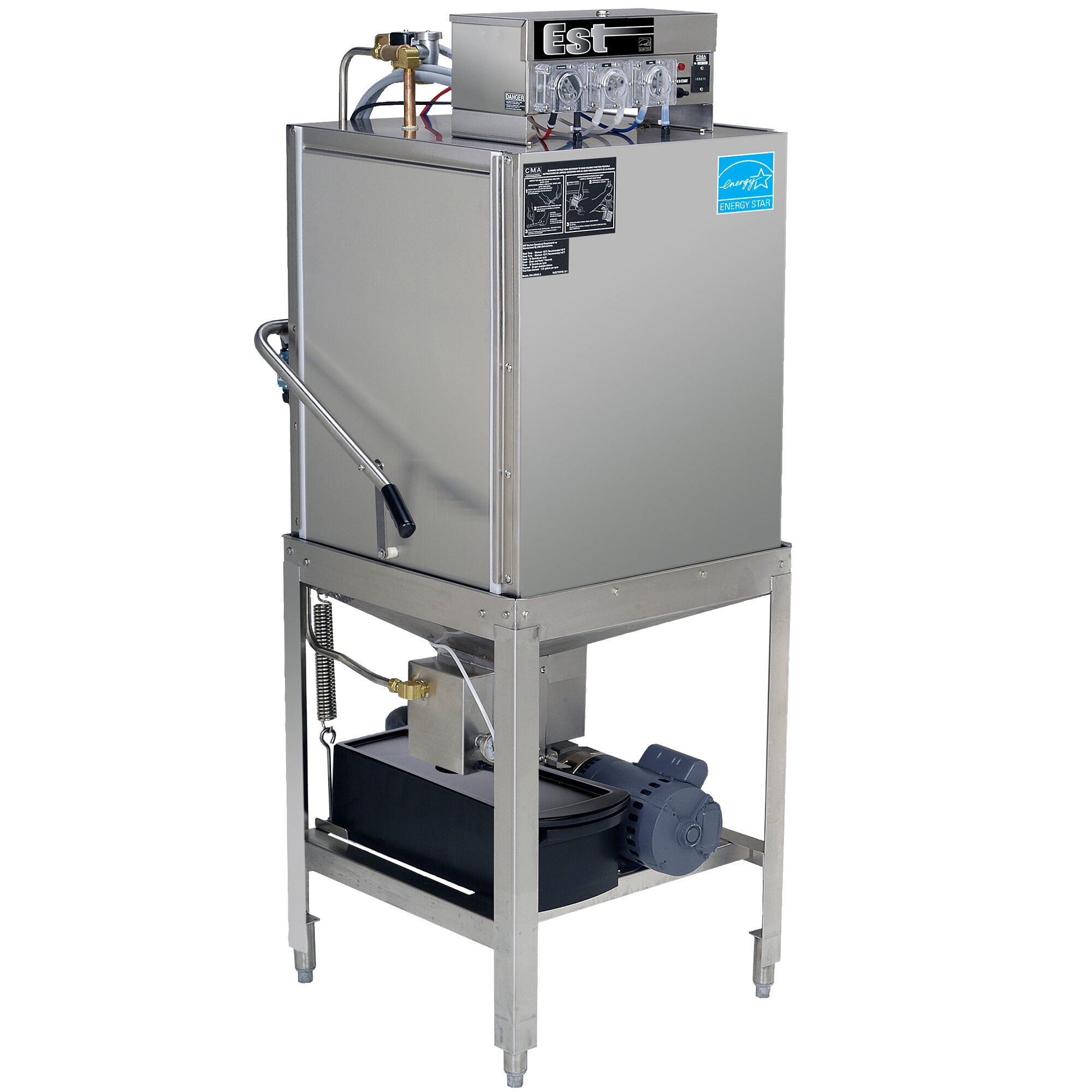 CMA Dishmachines EST-3-D-EXT Extended-Door Single Rack Low Temperature ...