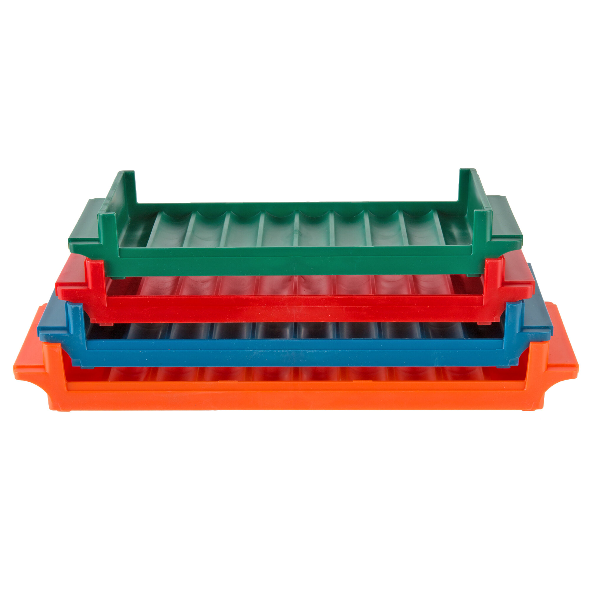 MMF Industries 212080000 PortaCount Assorted Plastic Rolled Coin Storage Trays 4/Pack