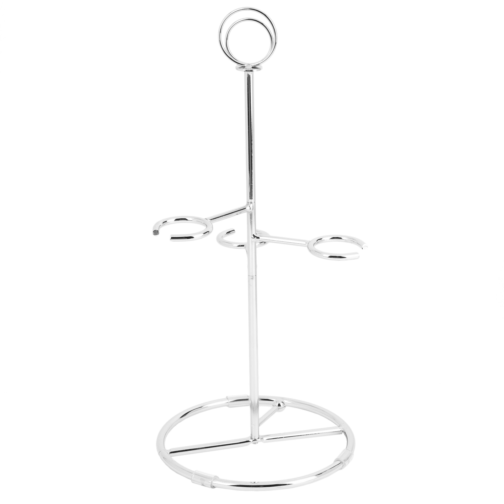 Franmara 8542 Delux Steel 3 Glass Tiered Wine Flight