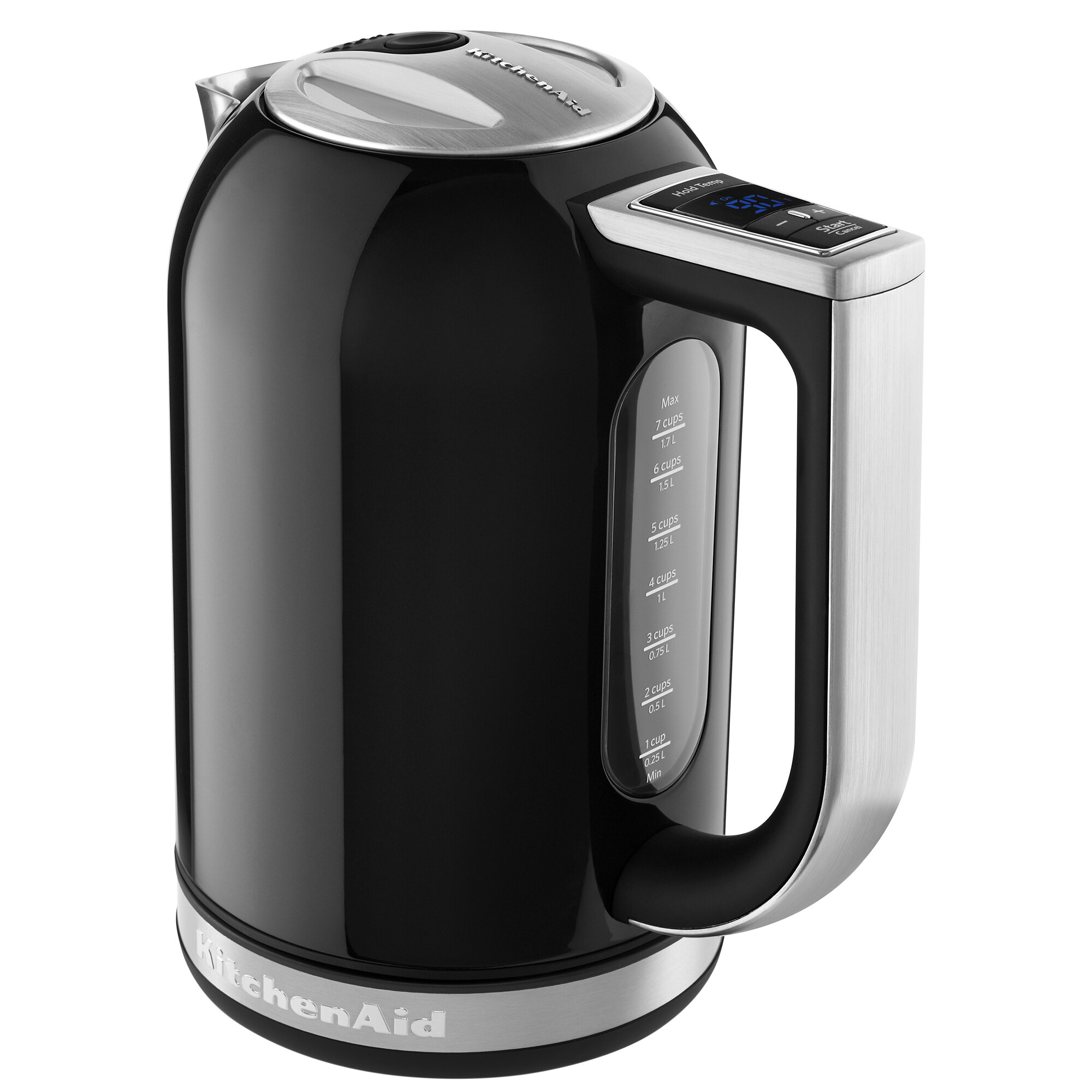 KitchenAid KEK1722OB 1.7 Liter Stainless Steel Onyx Black Electric ...