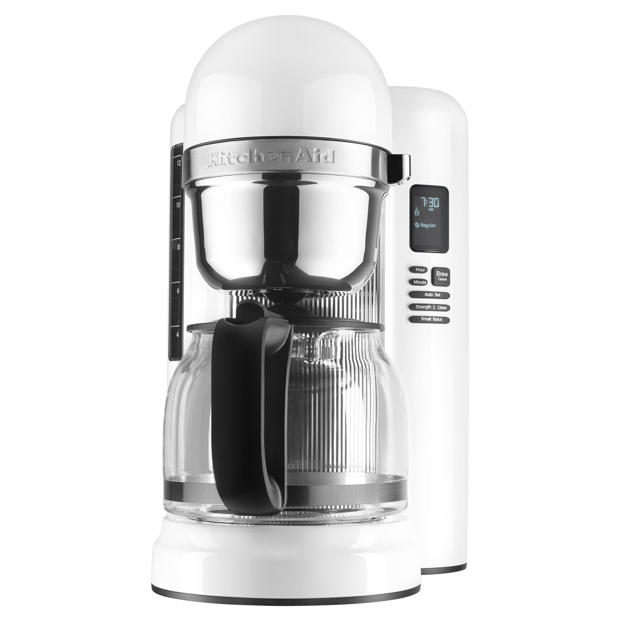 KitchenAid KCM1204WH White 12 Cup One Touch Coffee Maker 120V