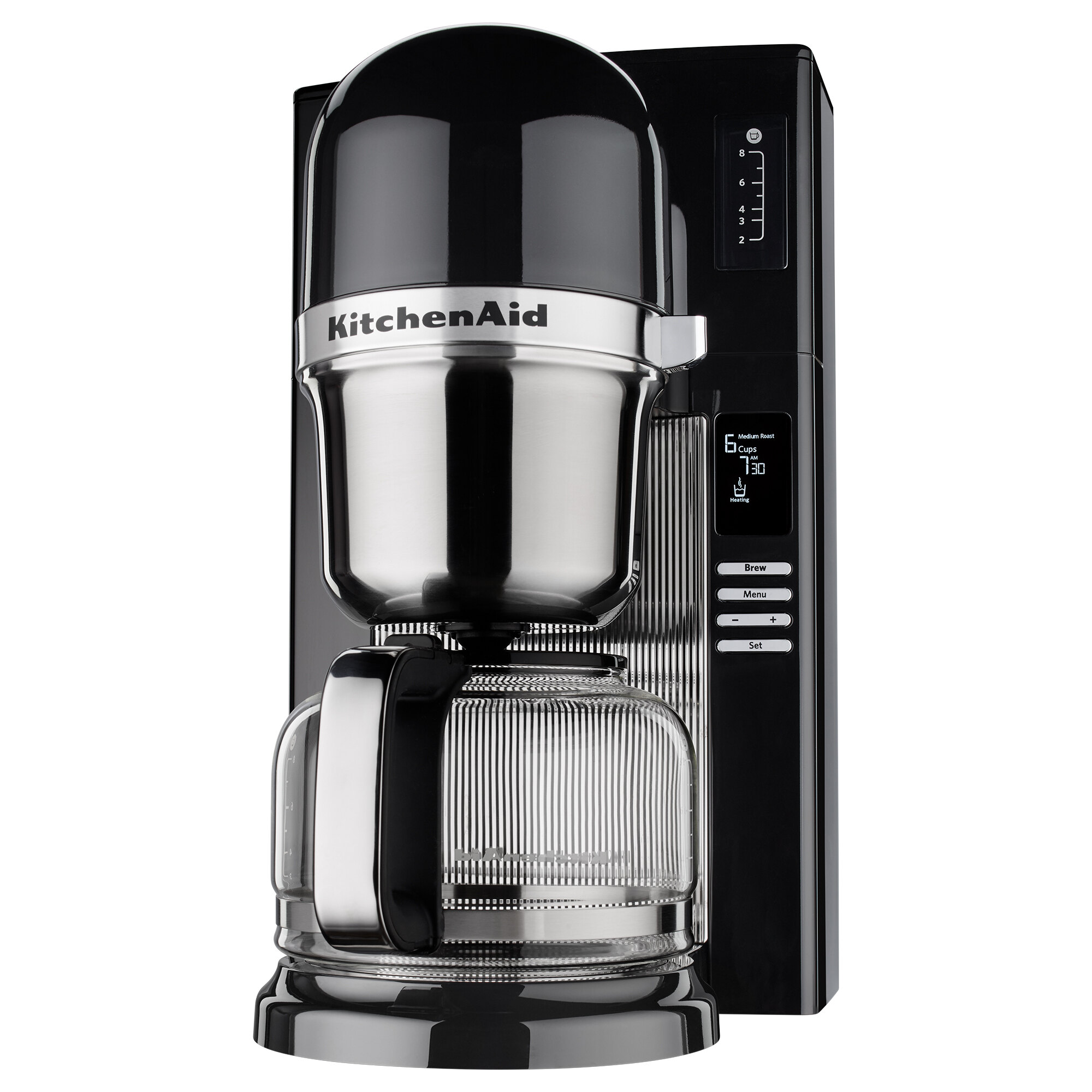 KitchenAid KCM0802OB Onyx Black 8 Cup Custom Automatic Pourover Coffee