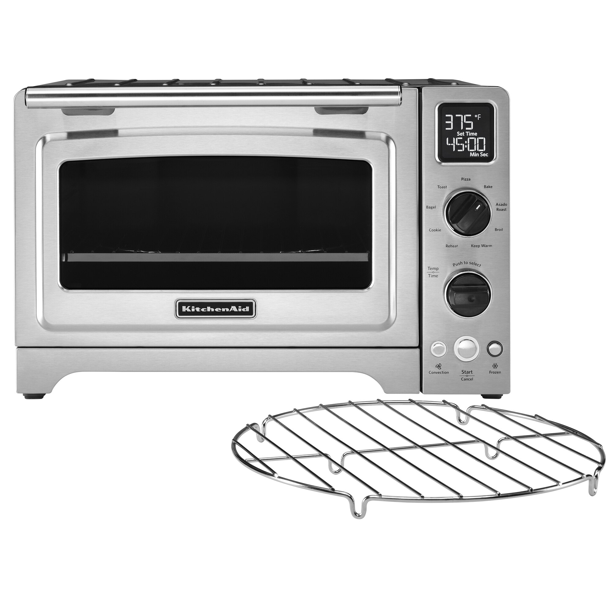 KitchenAid KCO273SS 12" Stainless Steel Digital Countertop Convection