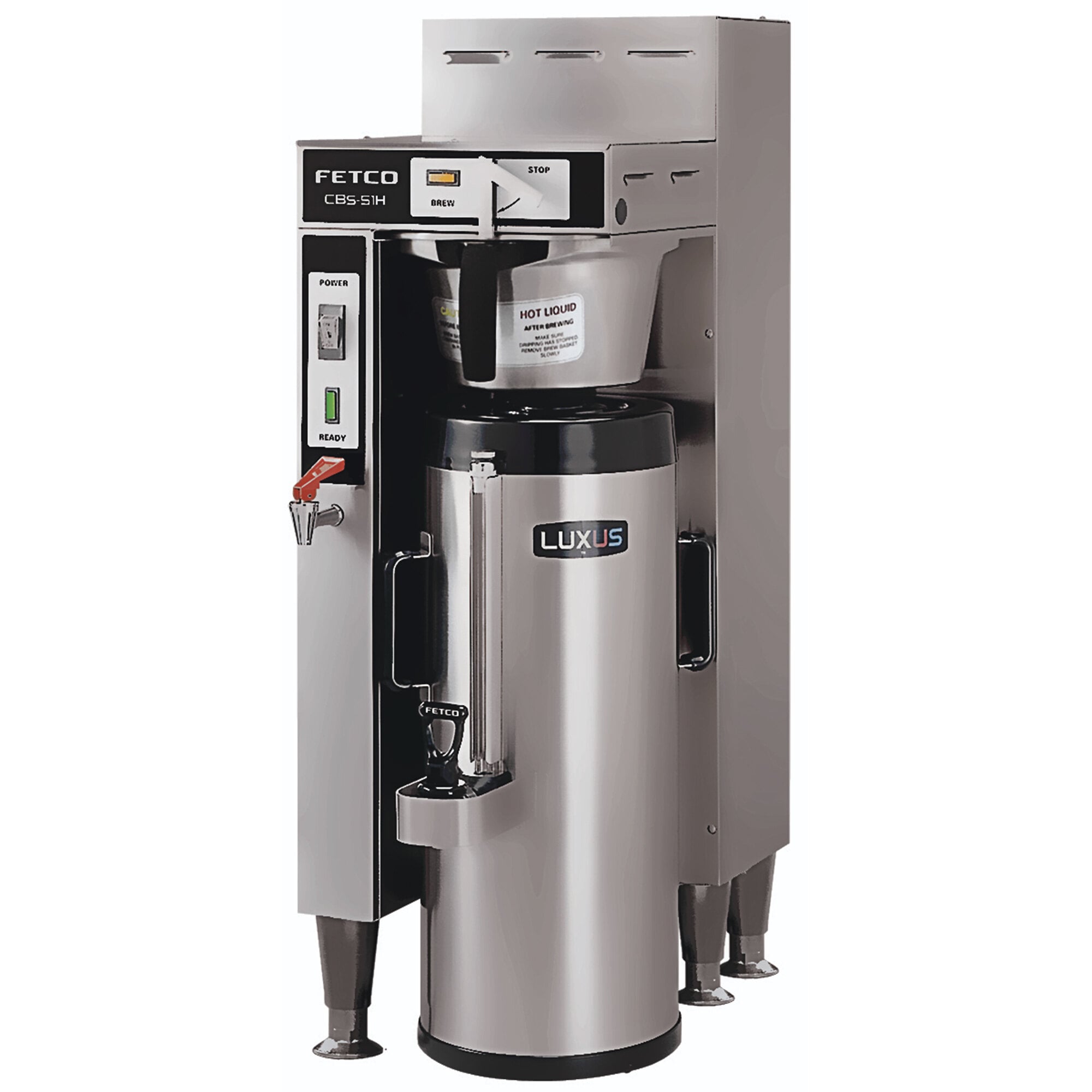 Fetco CBS-51H-15 C51046 Stainless Steel Single Automatic Coffee Brewer