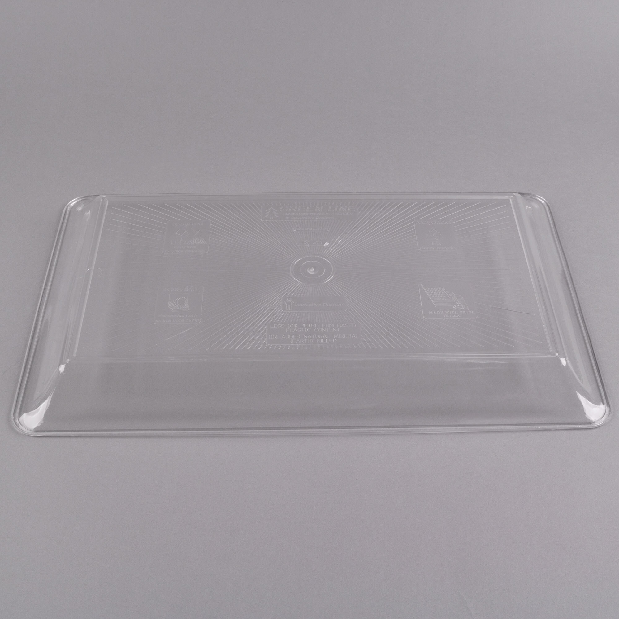 Fineline RC473.CL Innovative Caterware 18" x 12" Clear Plastic