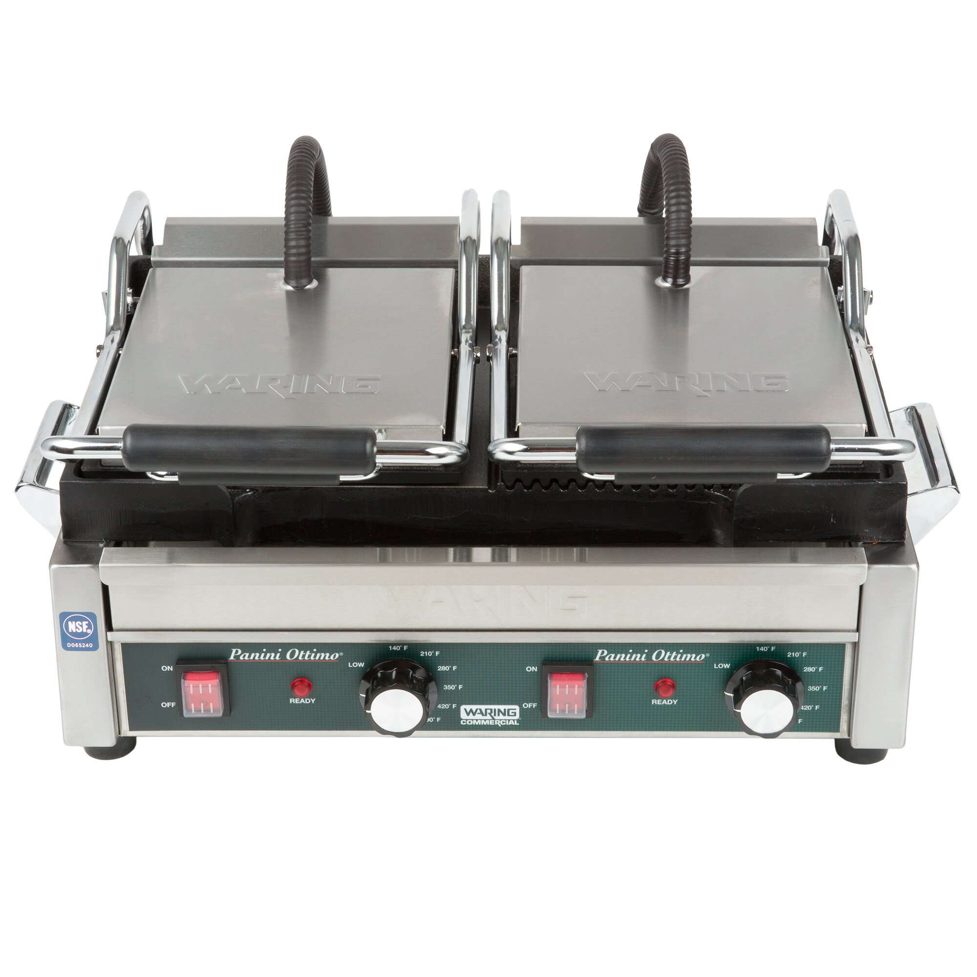 Waring WDG300 Two Grooved & Two Smooth Plate Panini Sandwich Grill 17