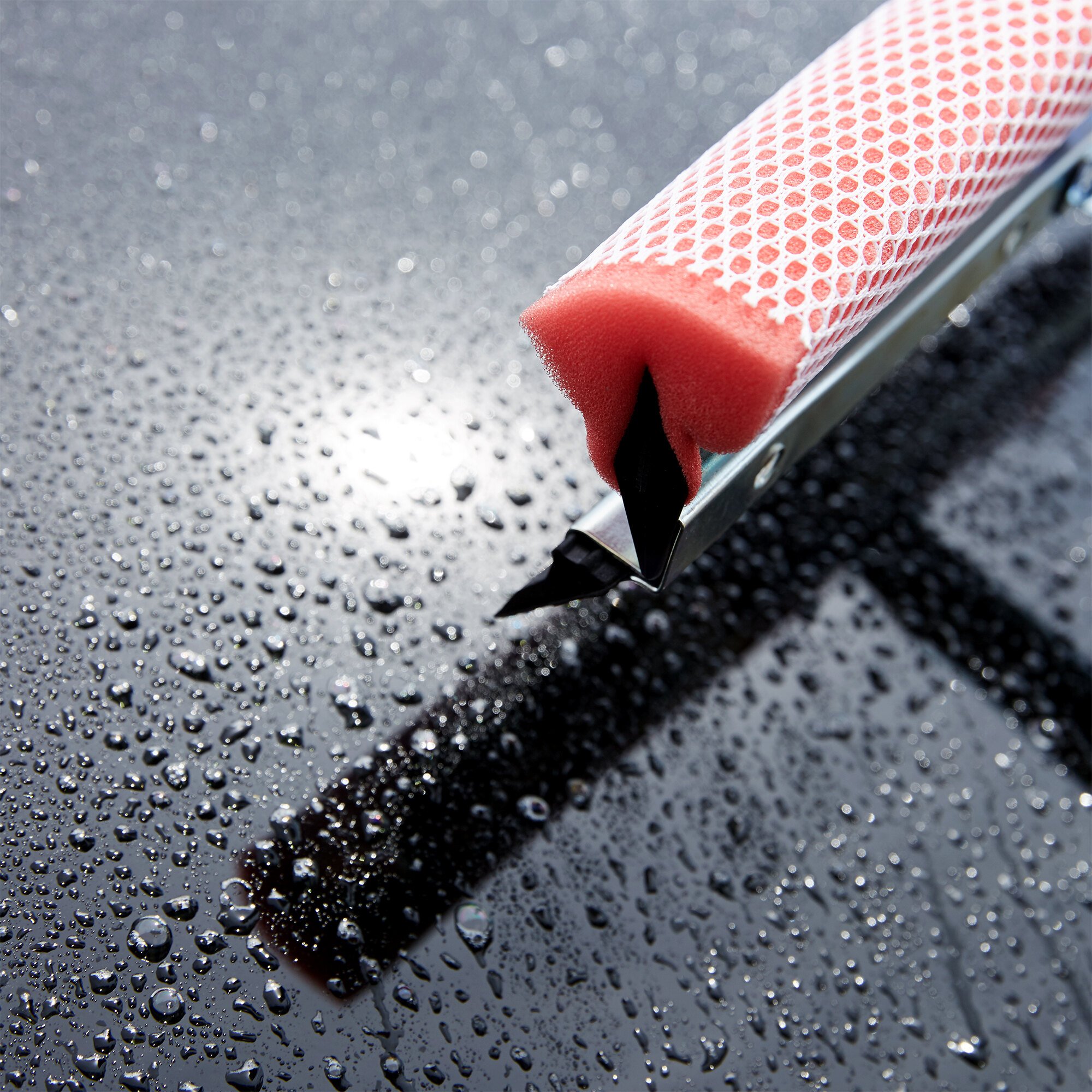 12" Auto Squeegee and Sponge with 18" Handle