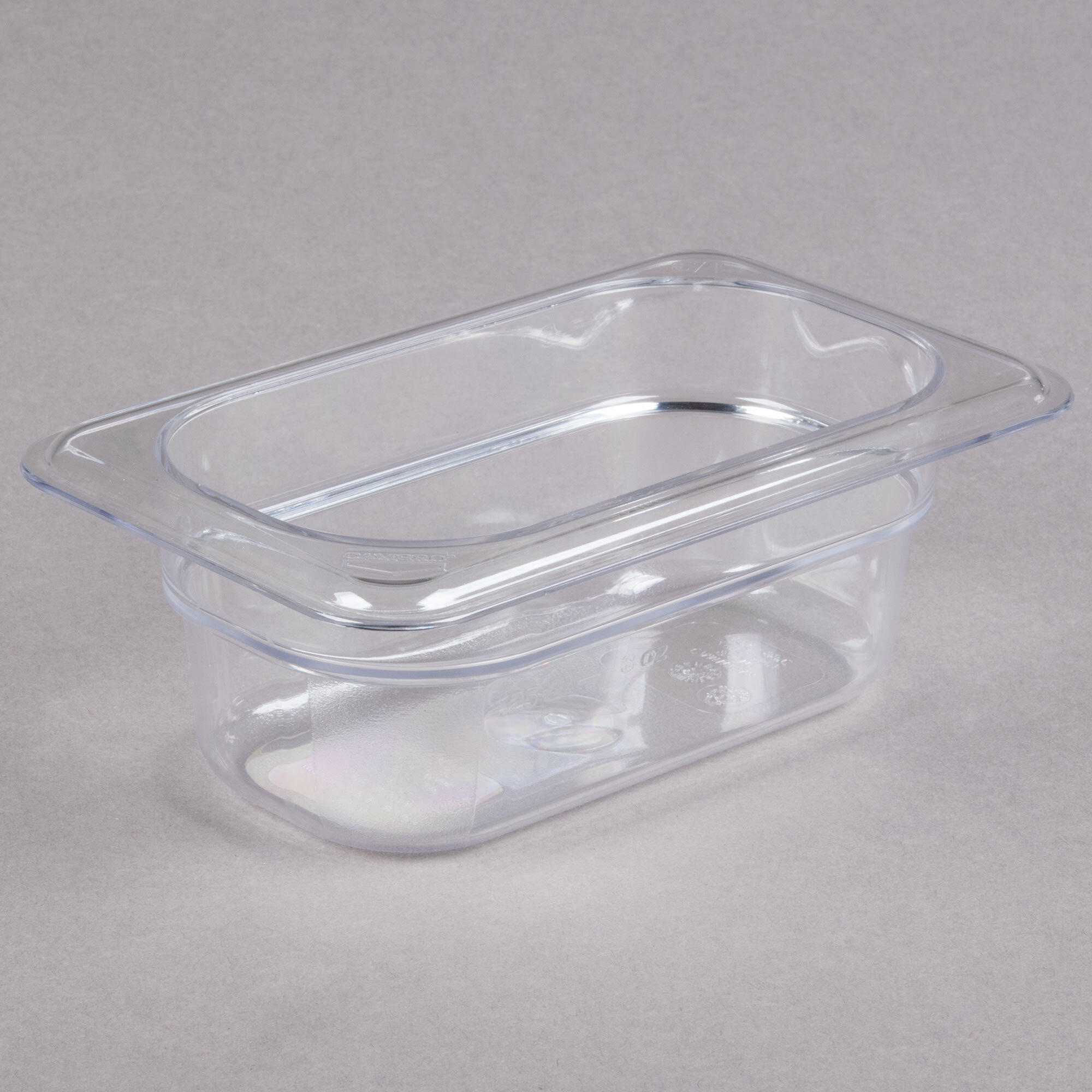 Cambro 92CW135 Camwear 1 9 Size Clear Polycarbonate Food Pan 2 1 2 Deep