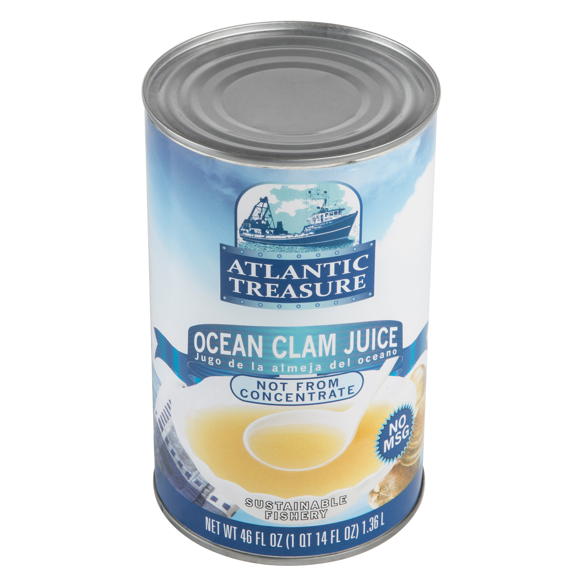 LaMonica Fine Foods Atlantic Treasure 46 oz. Ocean Clam Juice