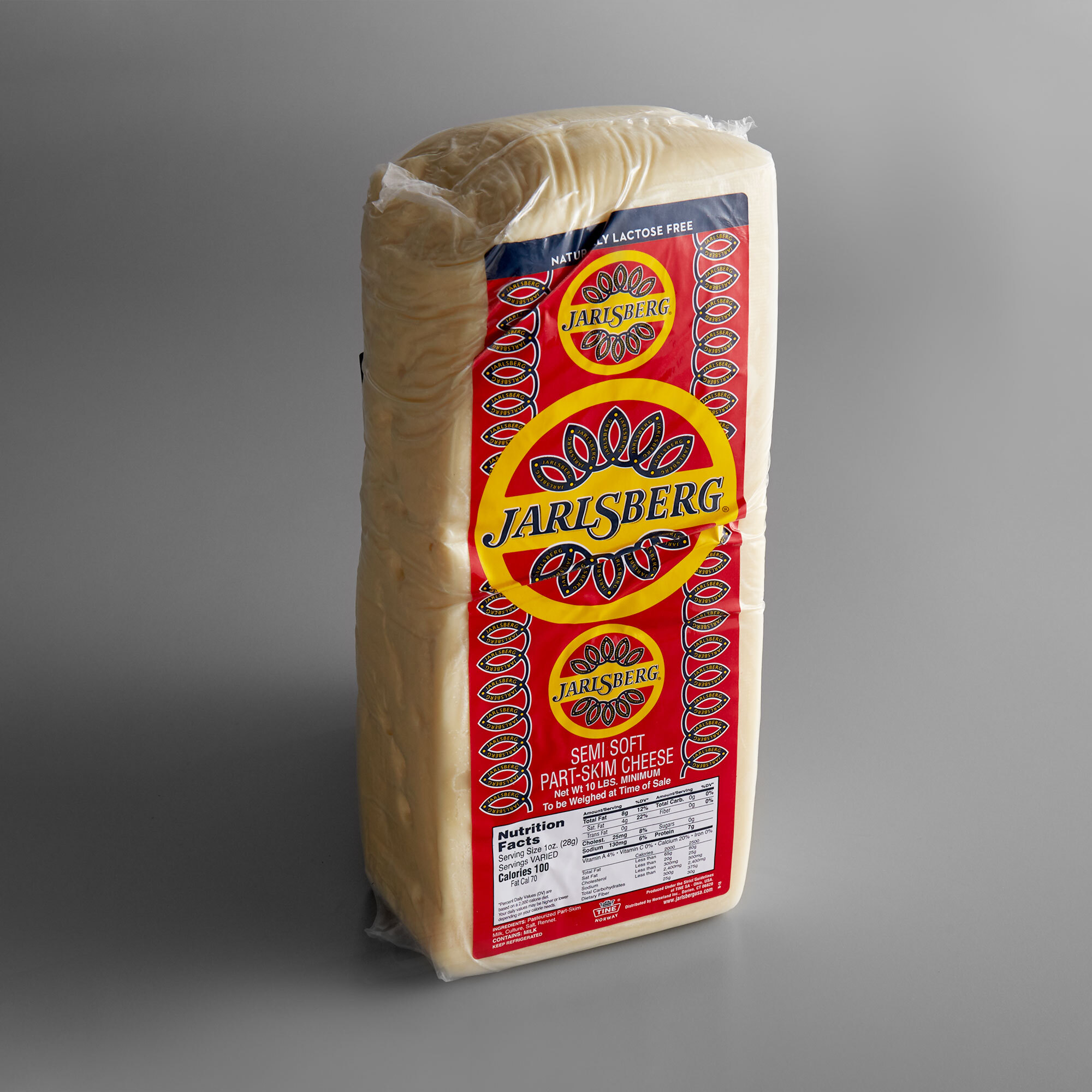 Jarlsberg Swiss Cheese (12 Lb. Solid Block)