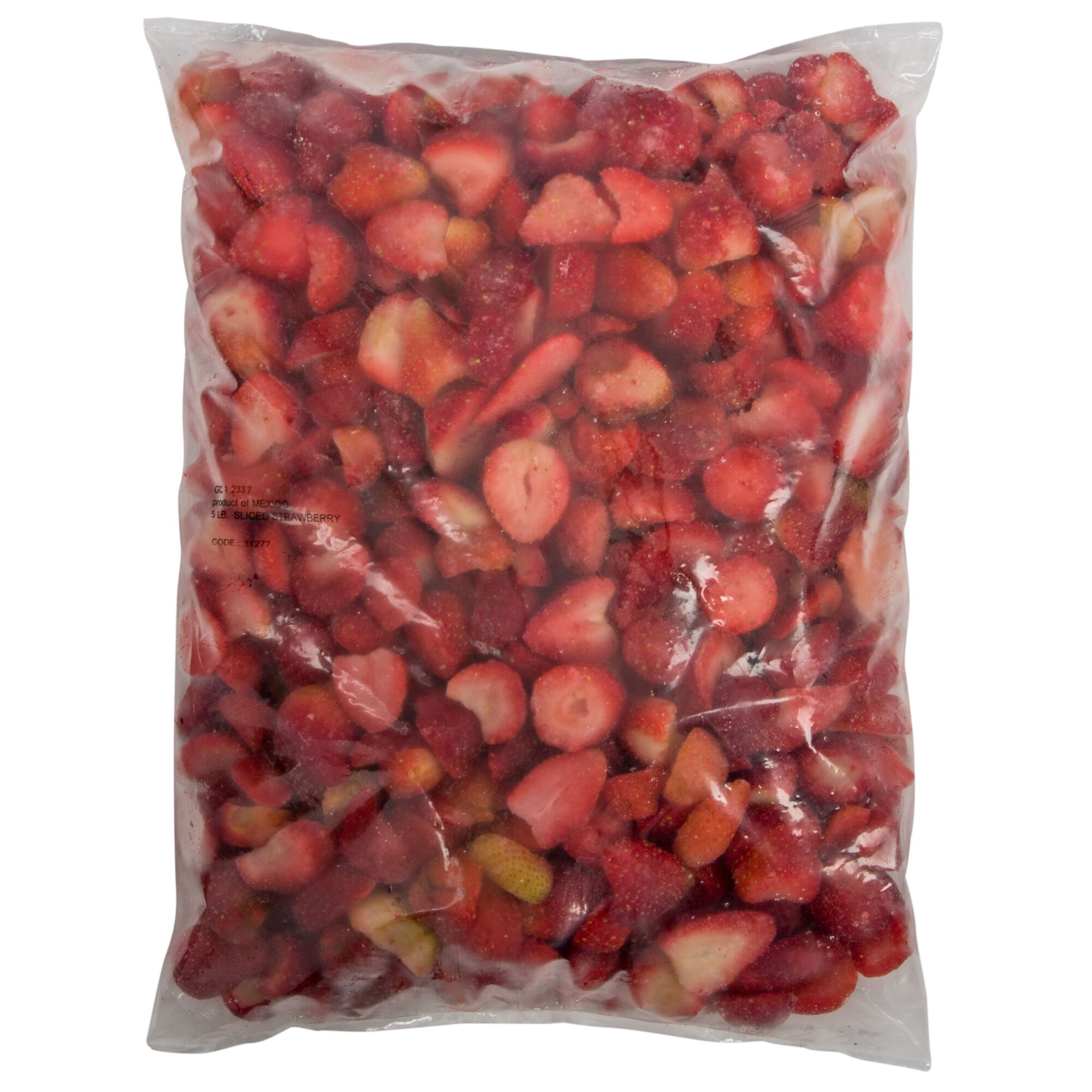 5 lb. Frozen Sliced Strawberries 2/Case