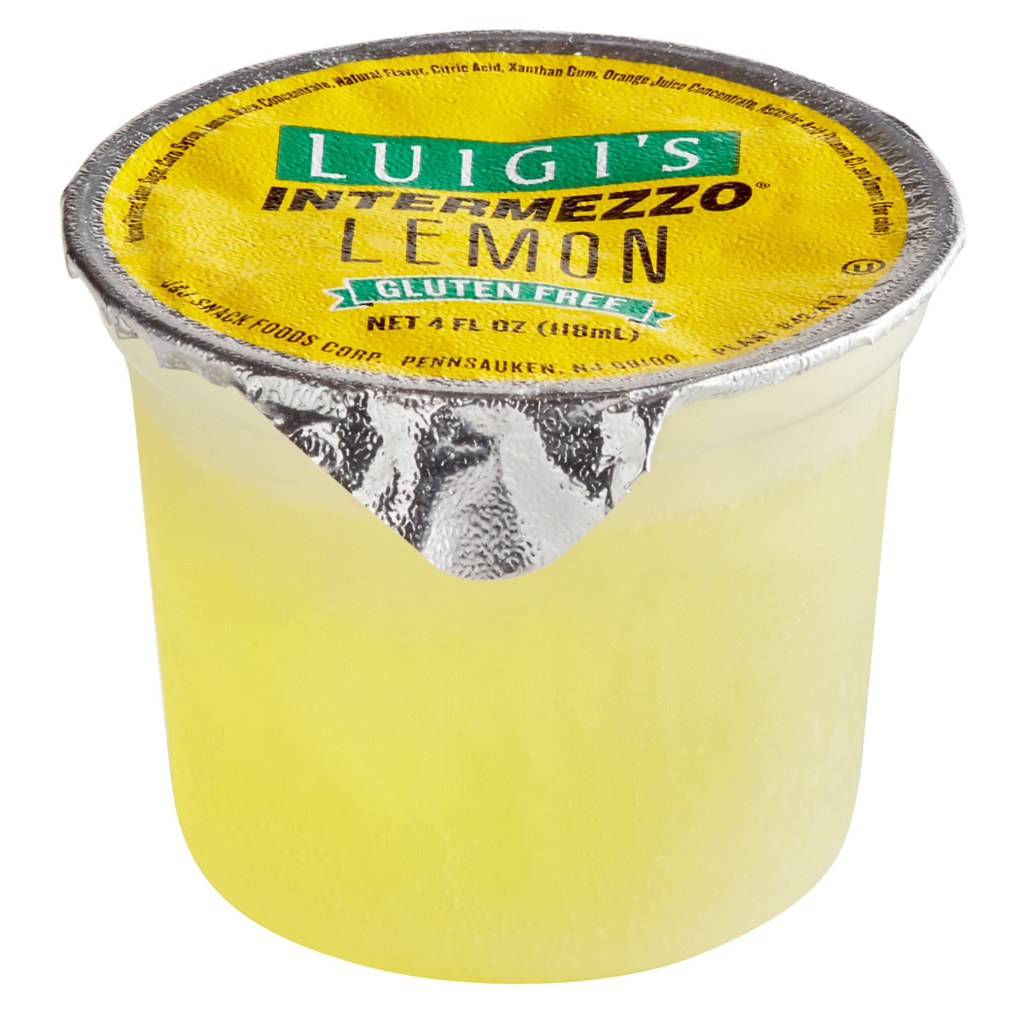 Luigi's Intermezzo Lemon Italian Ice Cups (72/Case)