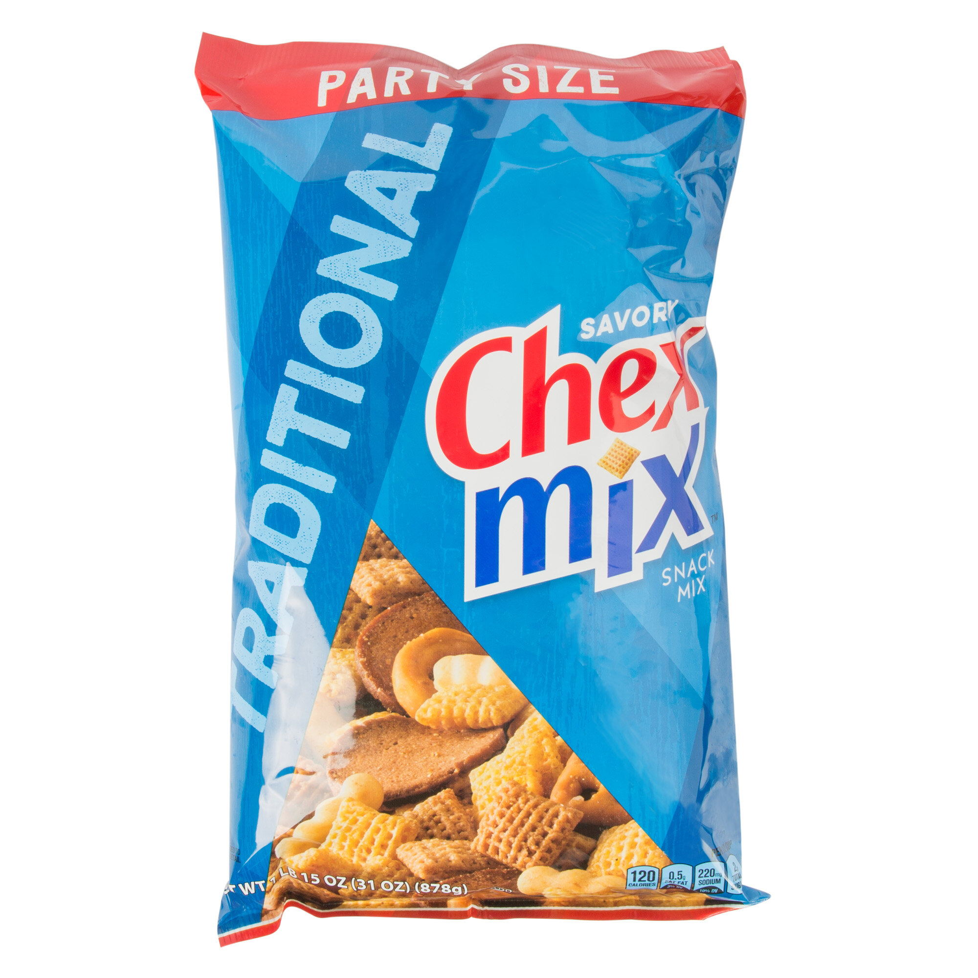 General Mills Traditional Chex Mix in 31 oz. Bags 10/Case
