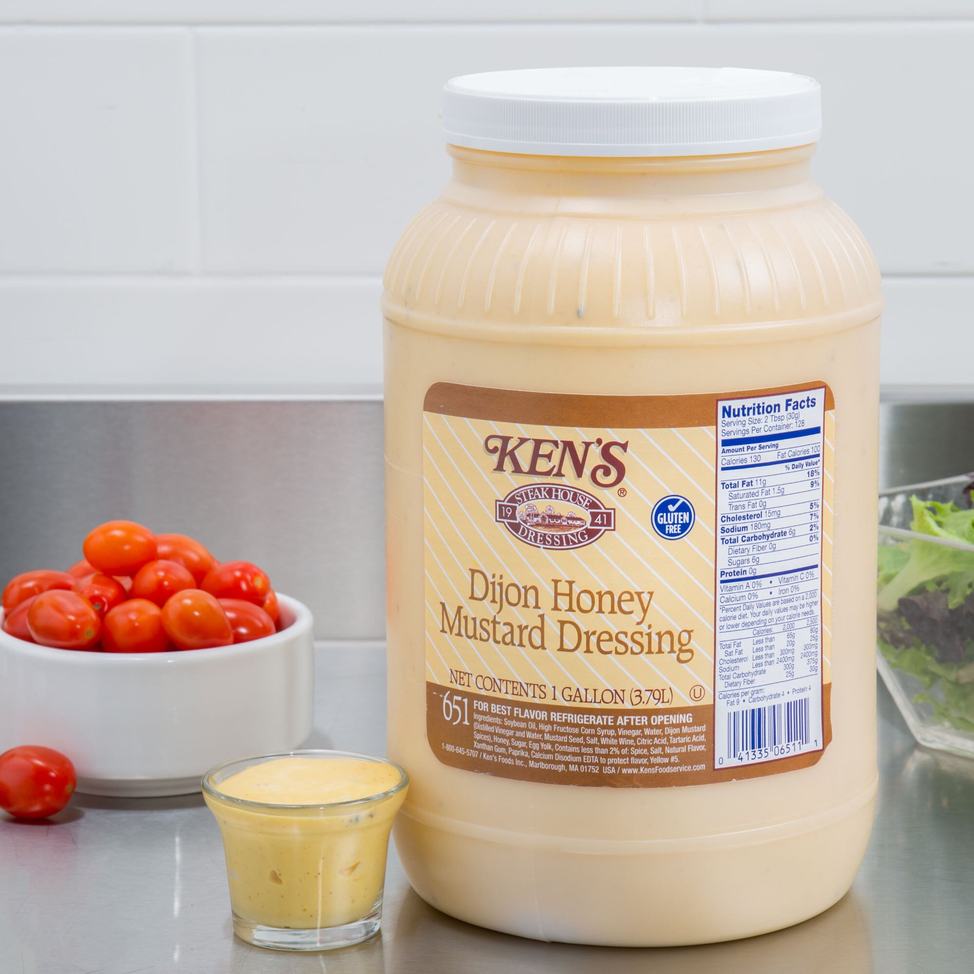 Ken's Foods 1 Gallon Dijon Honey Mustard Dressing