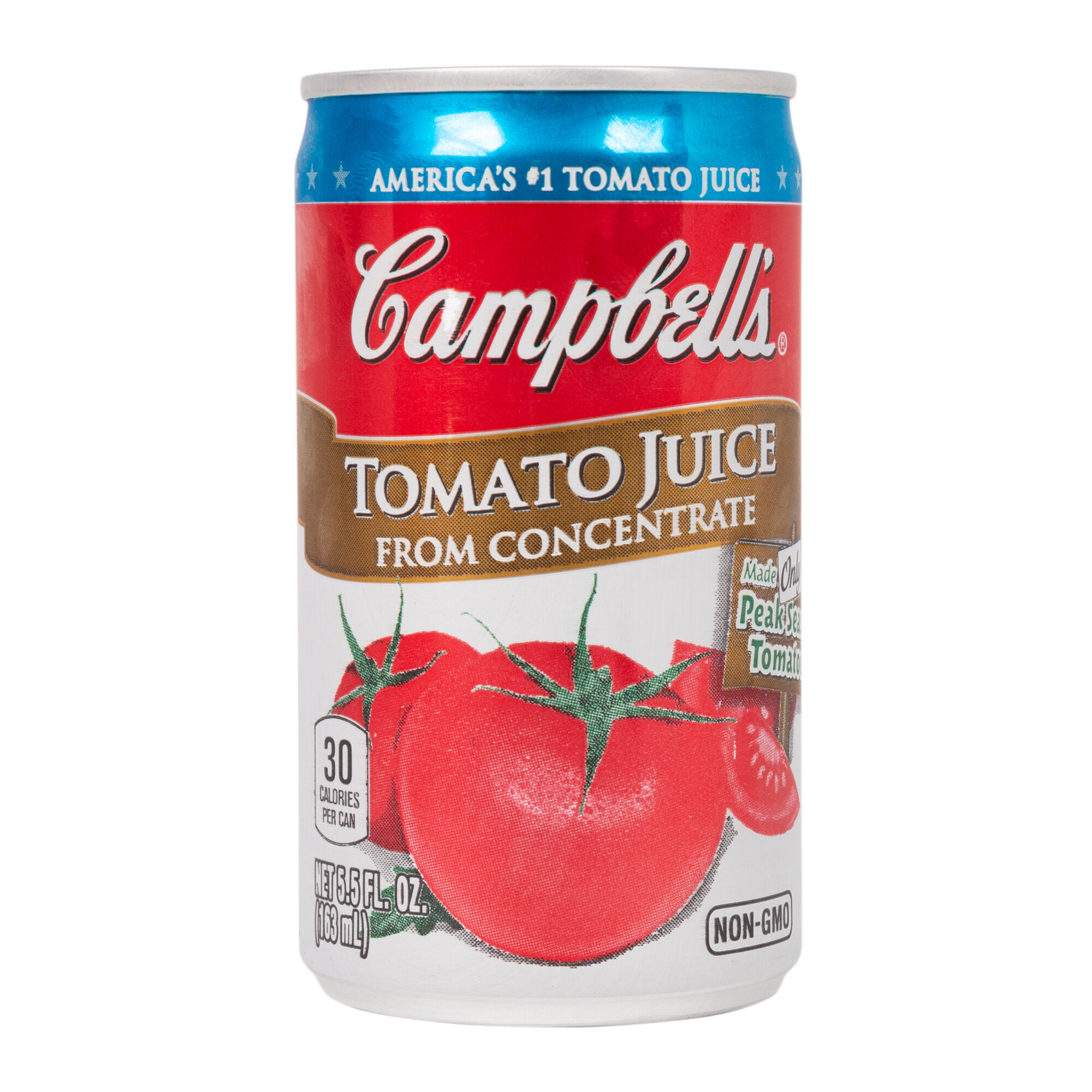 Campbells 55 Fl Oz 100 Tomato Juice Can 48case