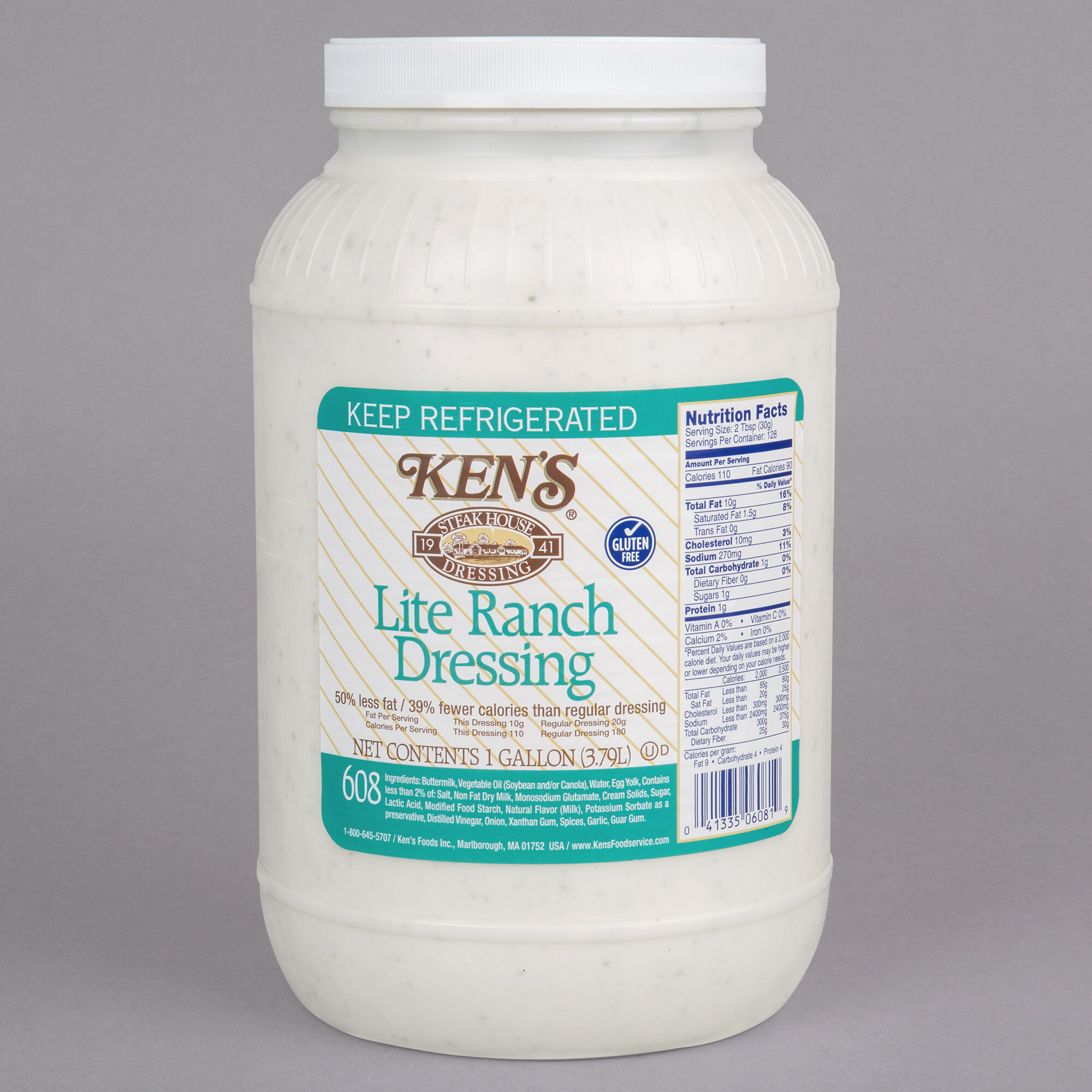 Ken's Foods 1 Gallon Lite Ranch Dressing