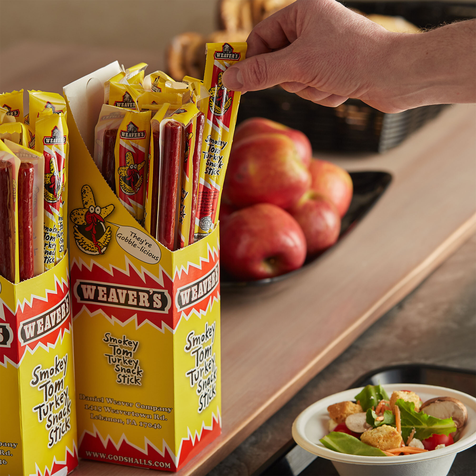 Weaver's Smokey Tom Turkey Snack Sticks (32Pack) 6/Case