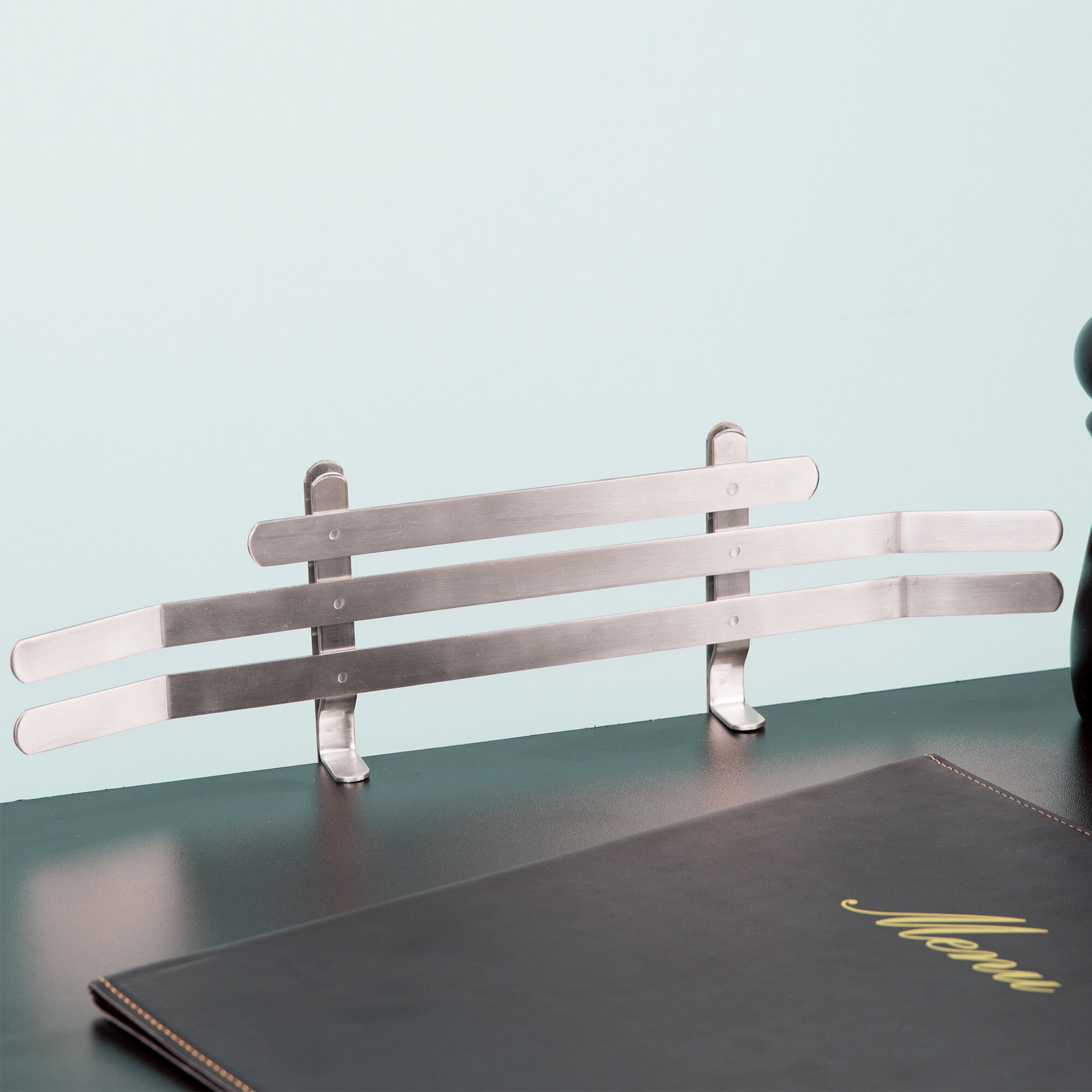 15 1/2" x 5" Stainless Steel Menu Holder