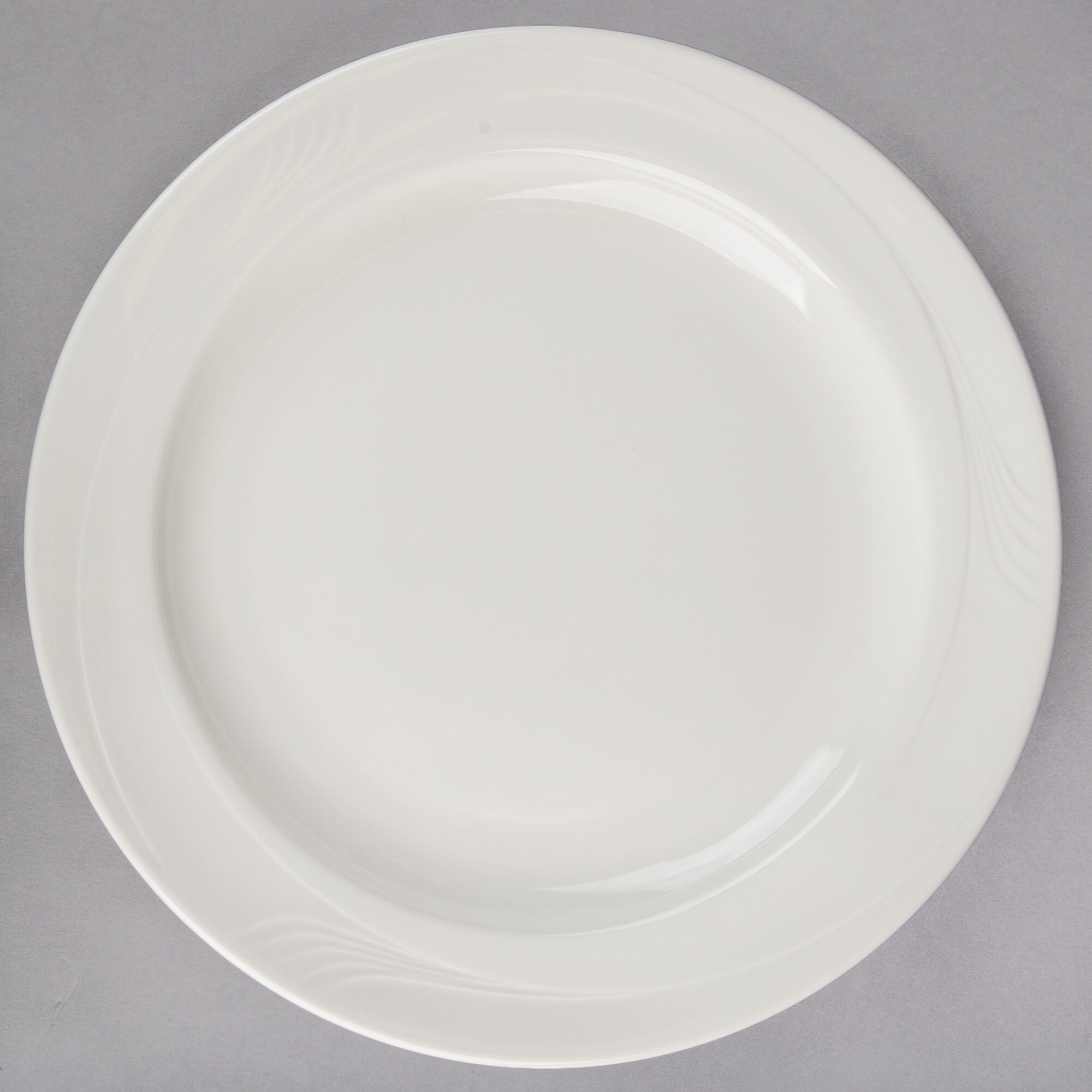Oneida F1040000163 Espree 12" Cream White China Plate 12/Case