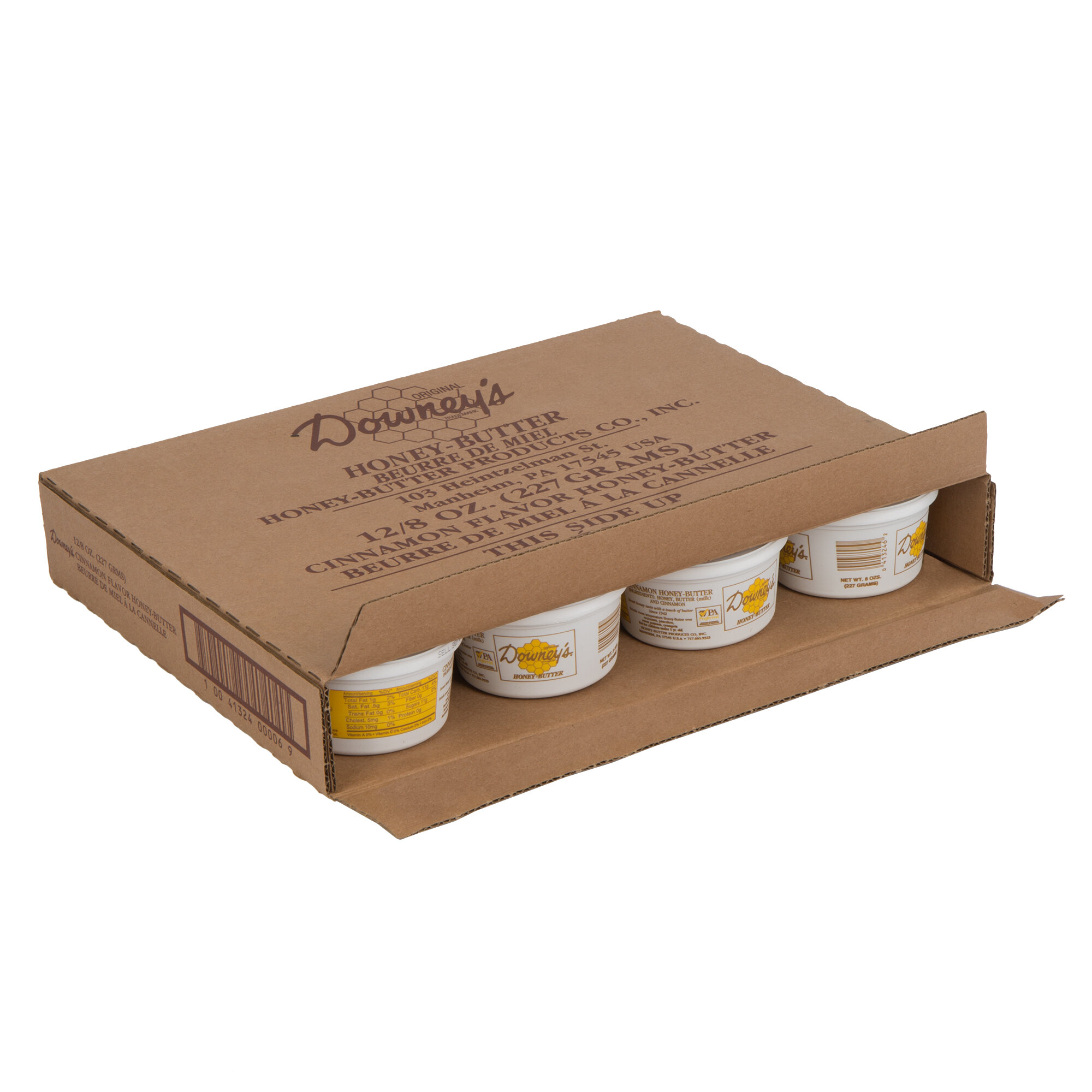 Downey's 8 oz. Cinnamon Honey Butter 12/Case